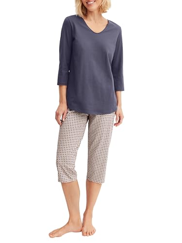 calida-blooming-nights-3-4-pyjama-damen-44-46-baumwolle image 6