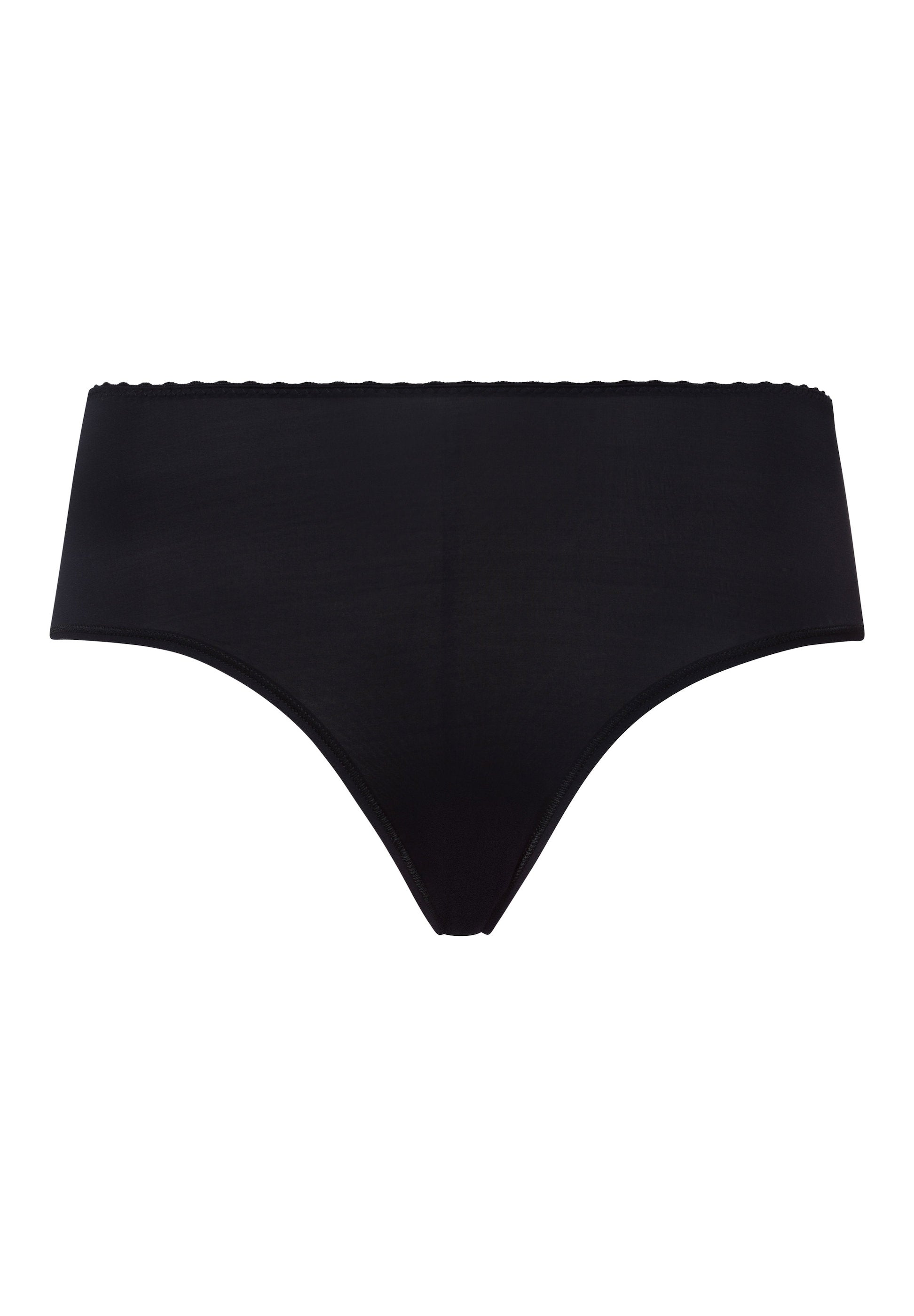 hanro-satin-deluxe-midi-briefs-071126-schwarz-modal image 1