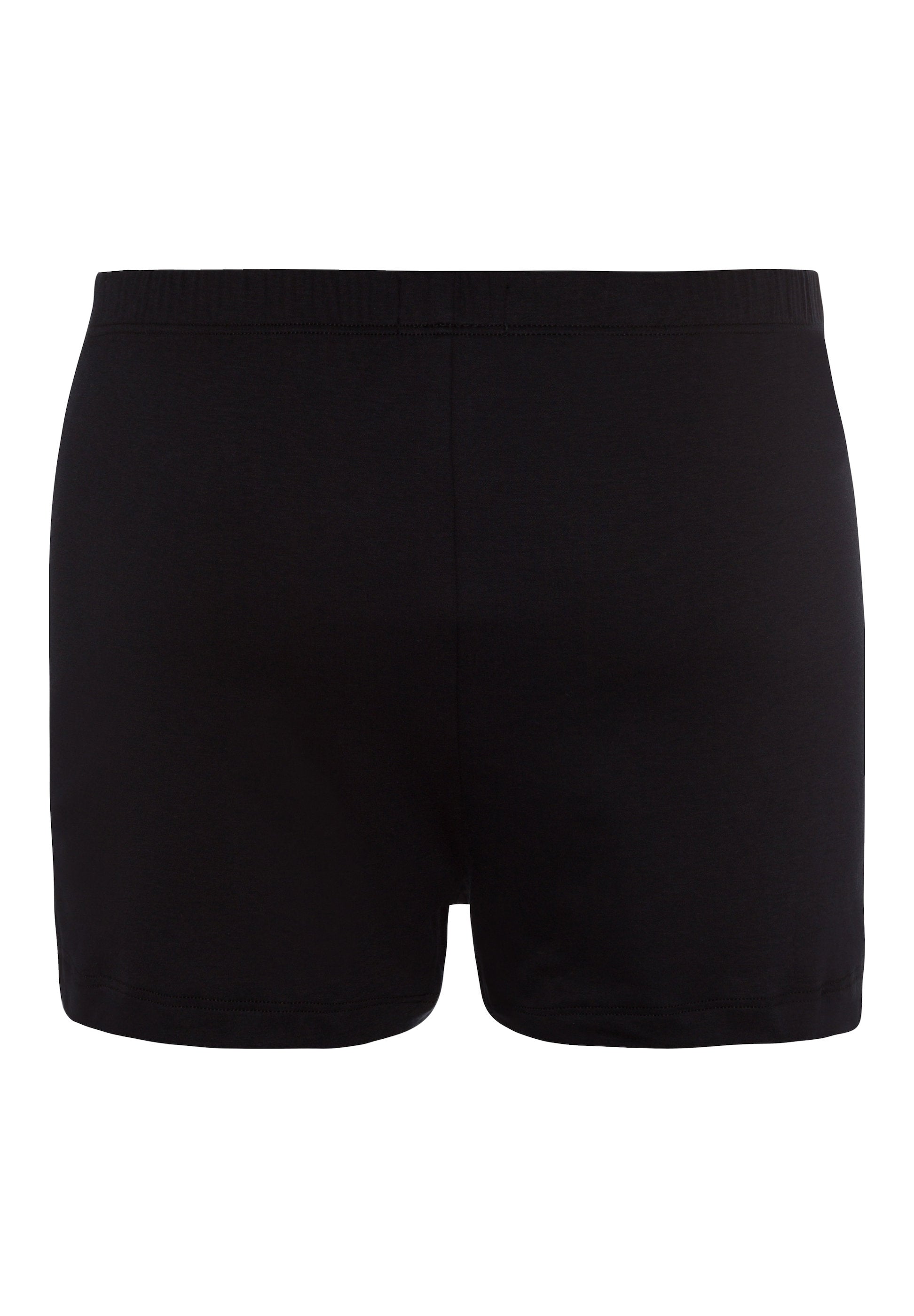 hanro-sea-island-cotton-boxers-schwarz-mit-eingriff-baumwolle image 3