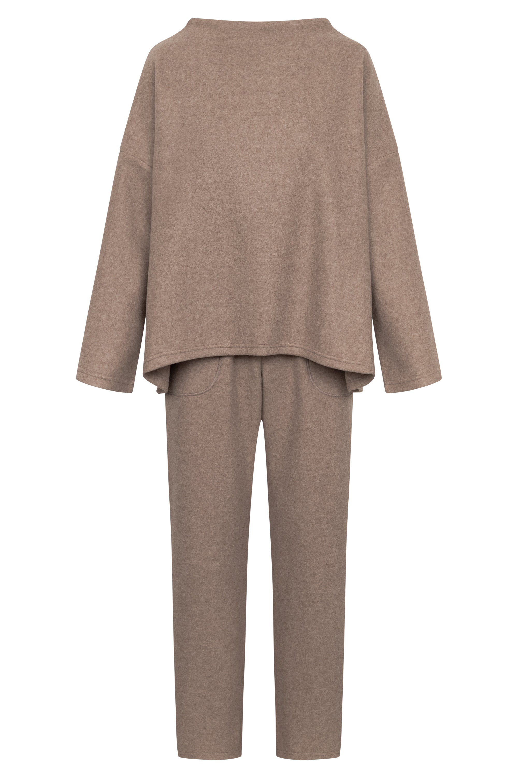 r-sch-be-happy-hausanzug-fleece-braun-loungewear image 2