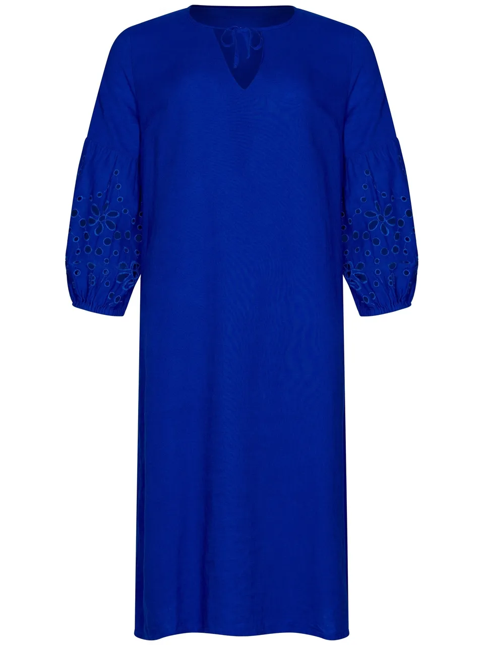 pastunette-cobalt-sea-kleid-blau-leinen-strandkleid image 1