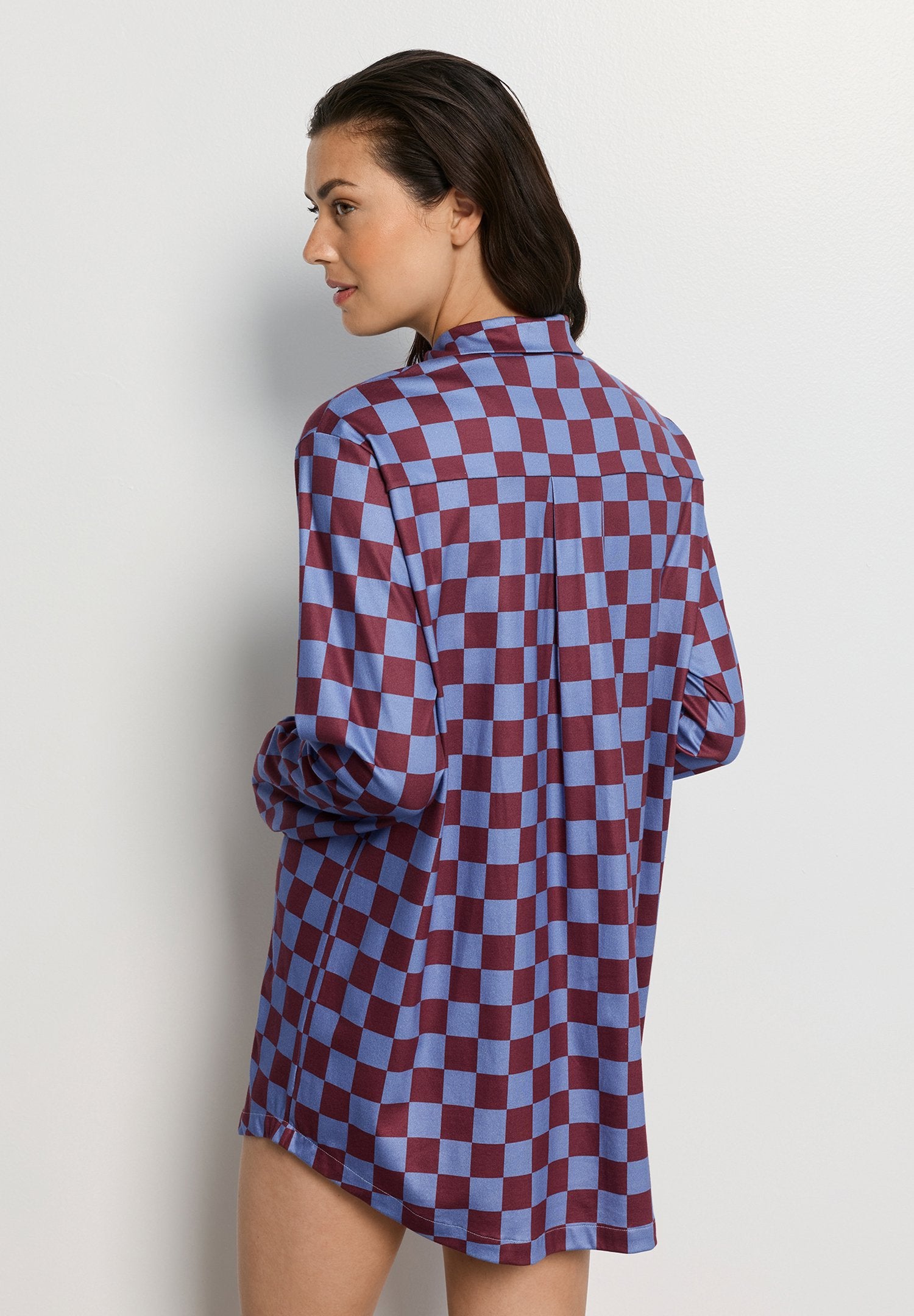 hanro-arthur-arbesser-shirt-chess-print-baumwolle image 8