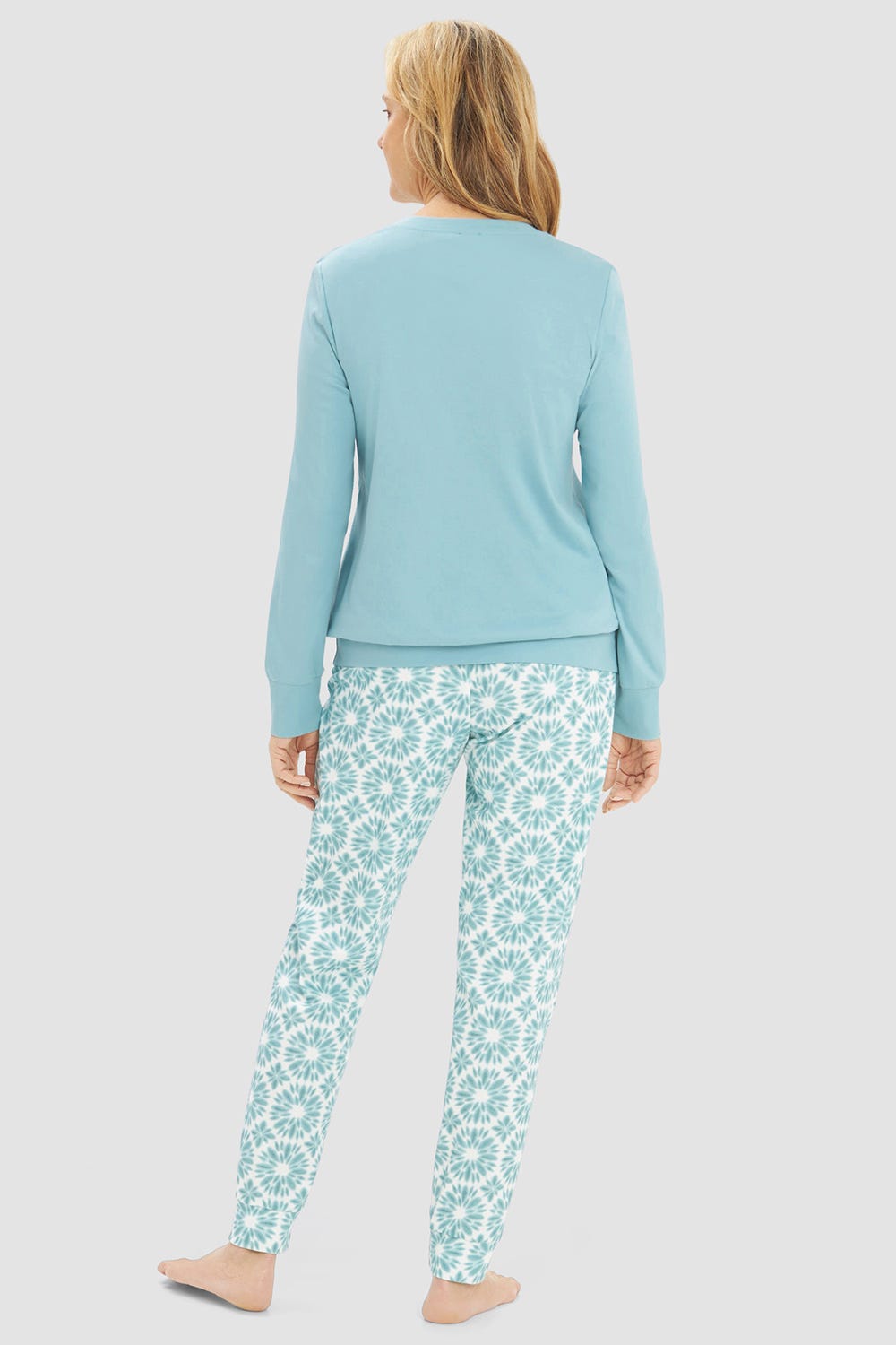 r-sch-be-happy-pyjama-lang-grafikdruck-t-rkis-interlock image 3