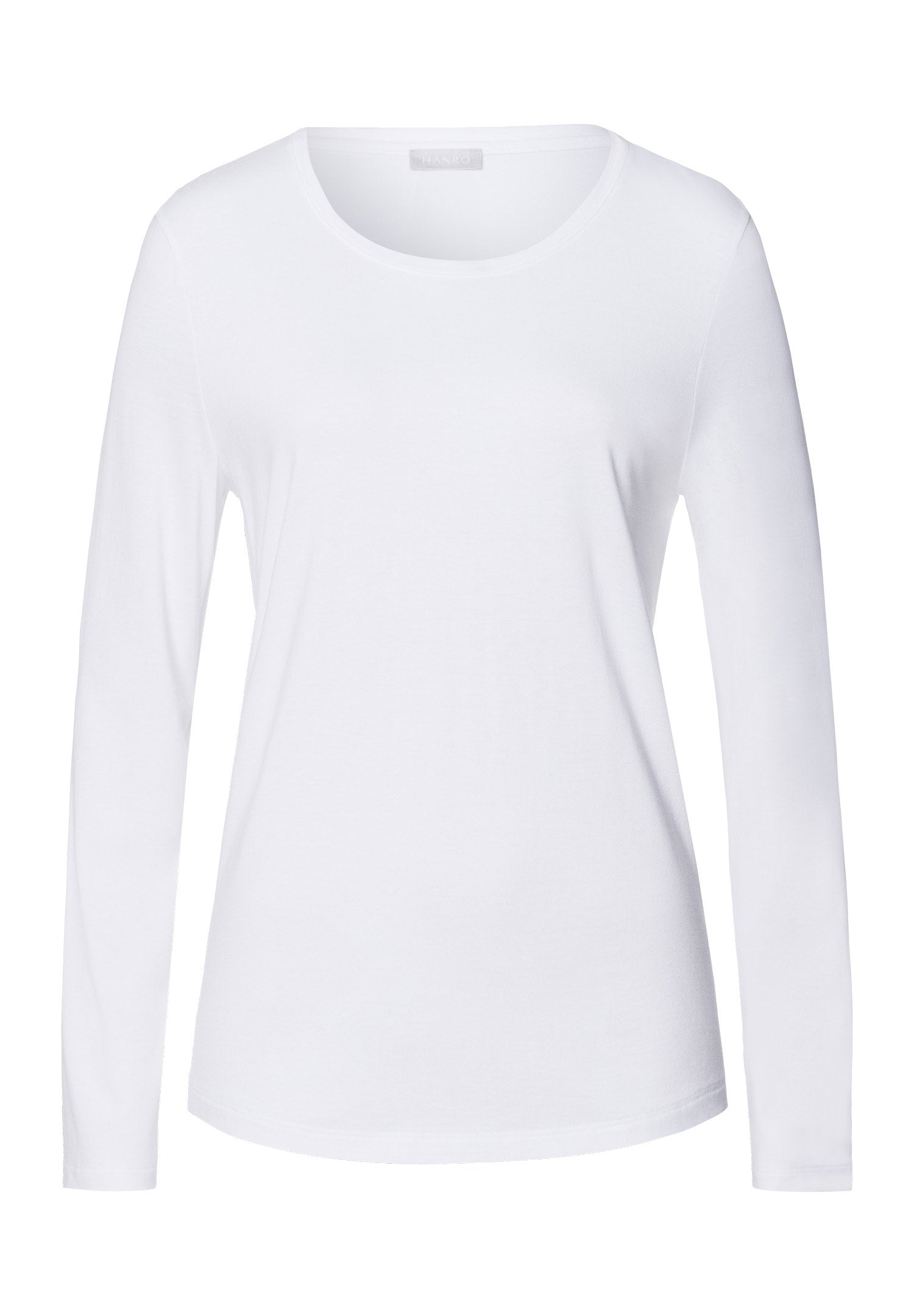 hanro-sleep-lounge-langarmshirt-074844-shirt-wei image 1