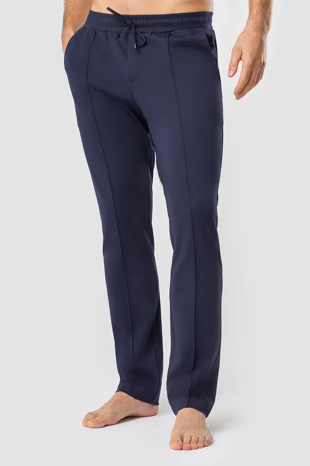 r-sch-be-happy-herren-loungehose-lang-blau-uni image 1