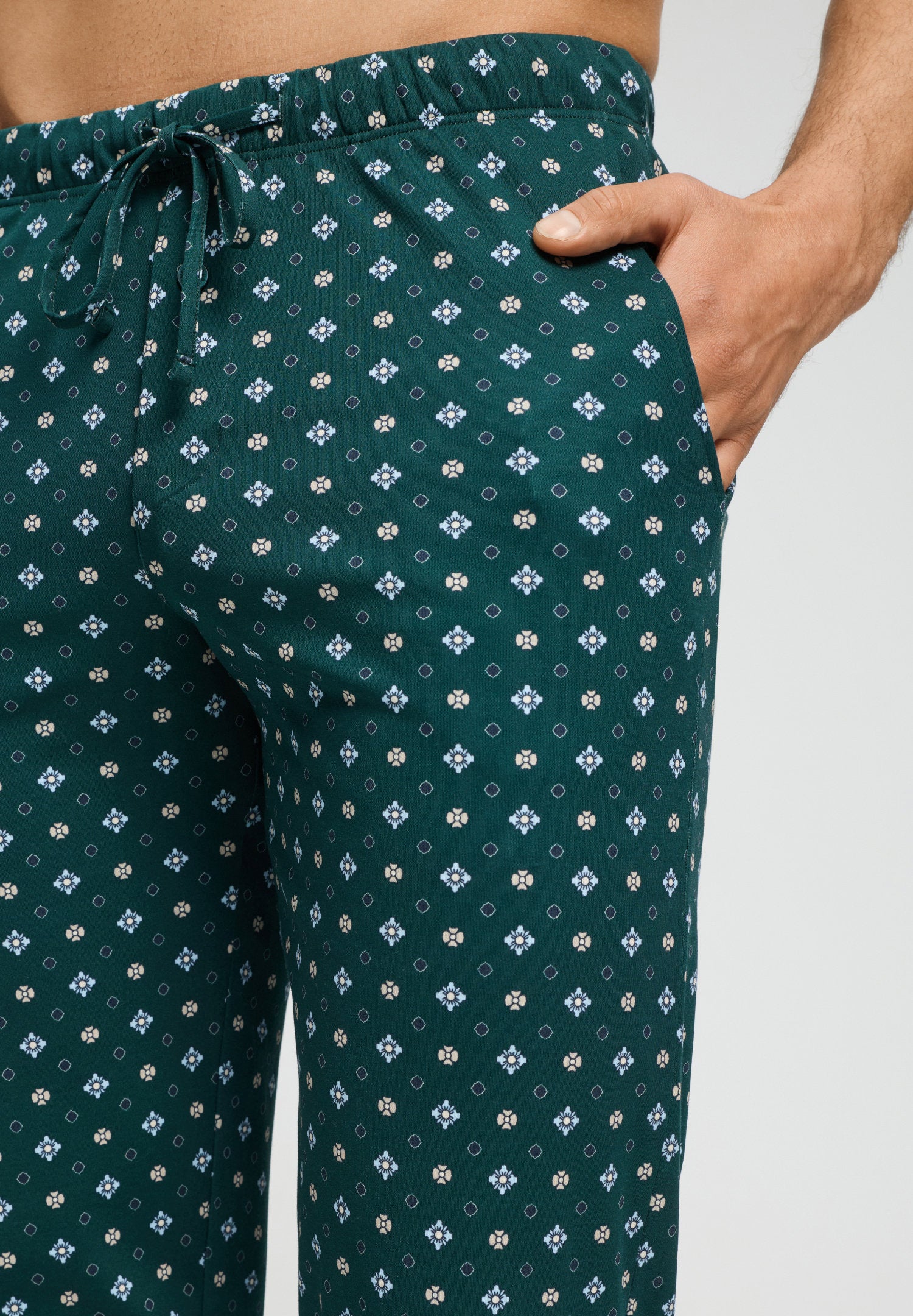hanro-night-and-day-pyjamahose-baumwolle-pisces-garden image 6