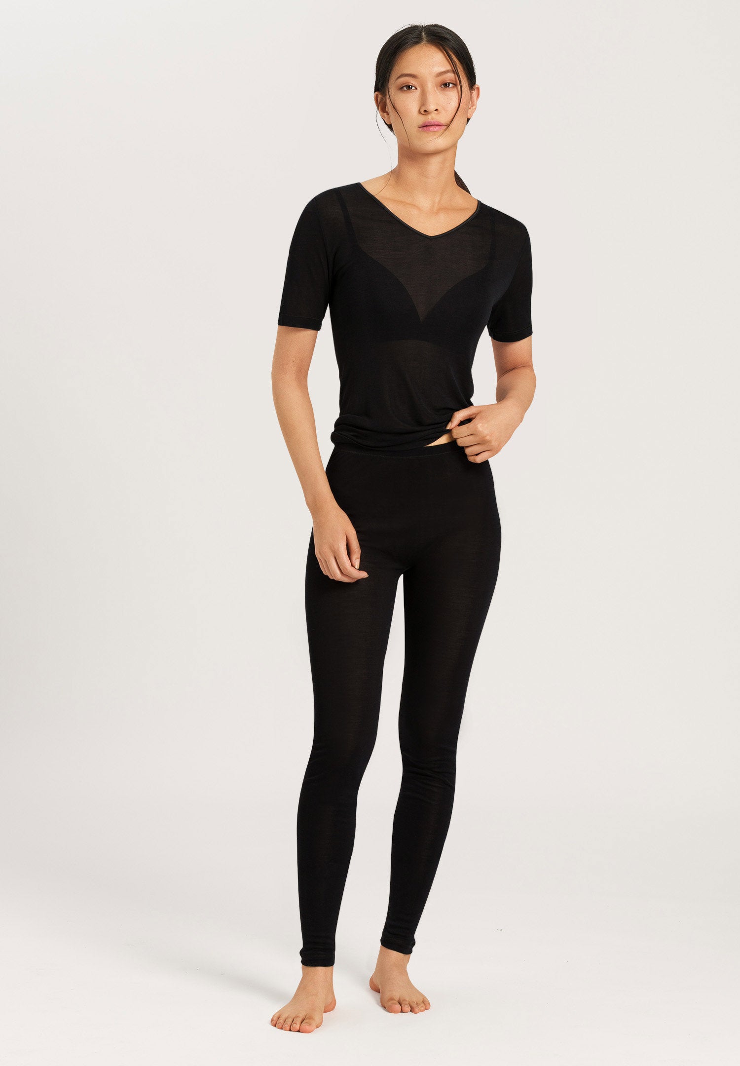 hanro-pure-silk-s-slv-shirt-seide-schwarz-damen image 5