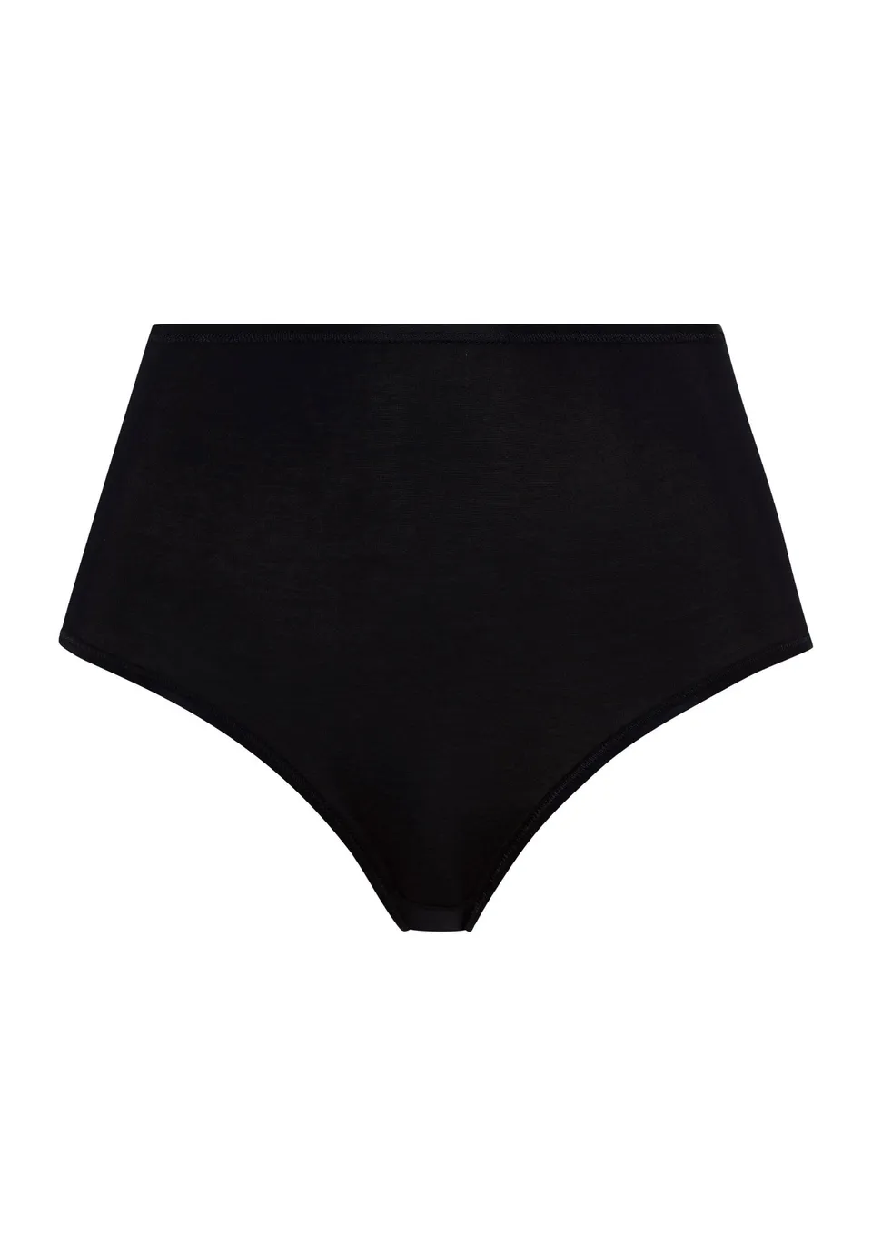 hanro-cotton-seamless-maxi-briefs-damenslip-schwarz-baumwolle image 1