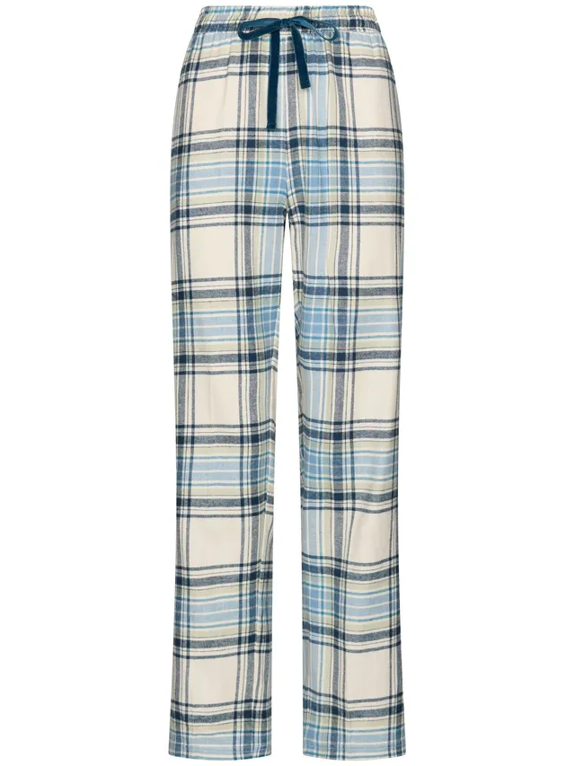 pastunette-frosty-checks-pyjamahose-blau-kariert image 1