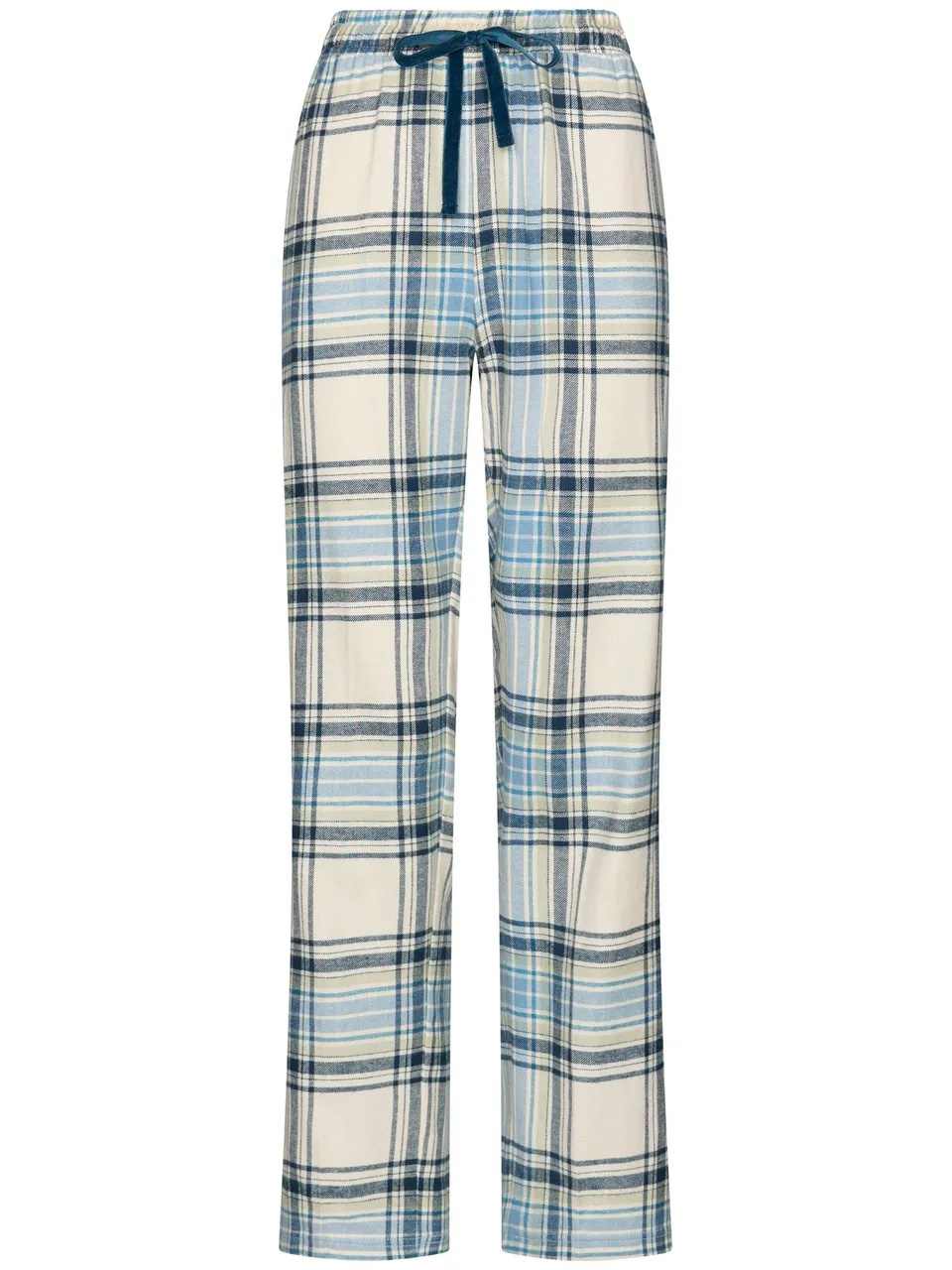pastunette-frosty-checks-pyjamahose-blau-kariert image 1