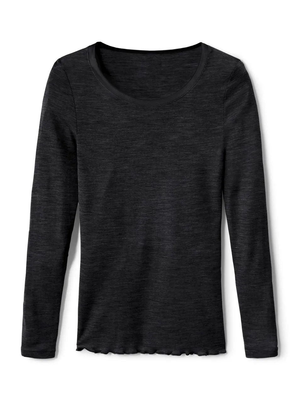 calida-true-confidence-langarmshirt-damen-wolle-seide-blau image 1