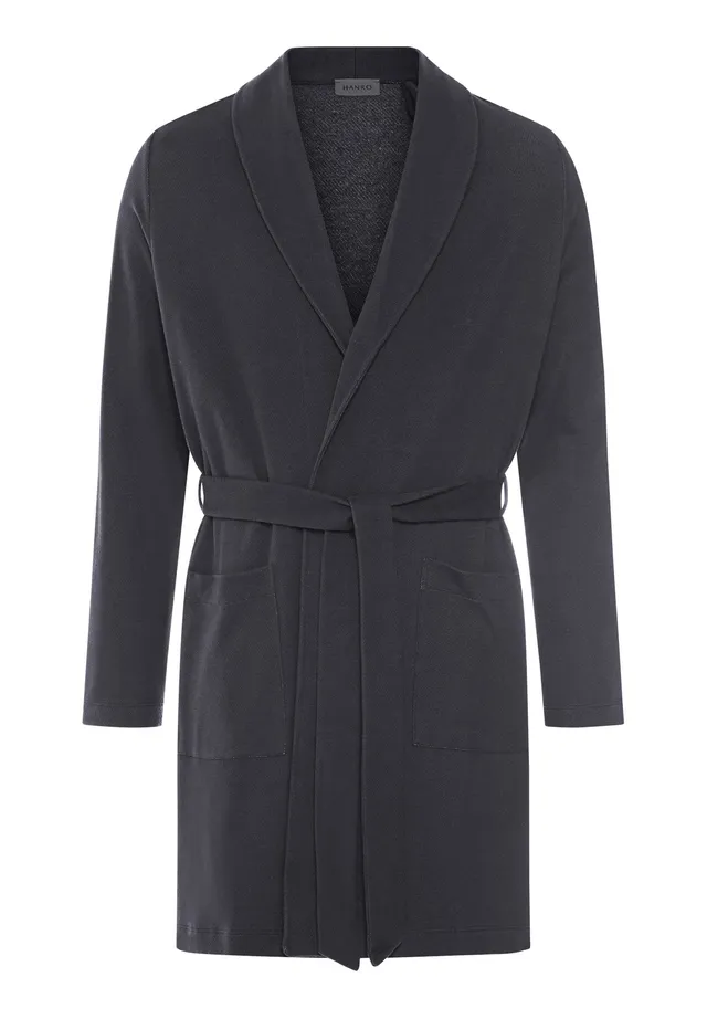 hanro-travelwear-robe-baumwollmantel-smokey-charcoal image 1