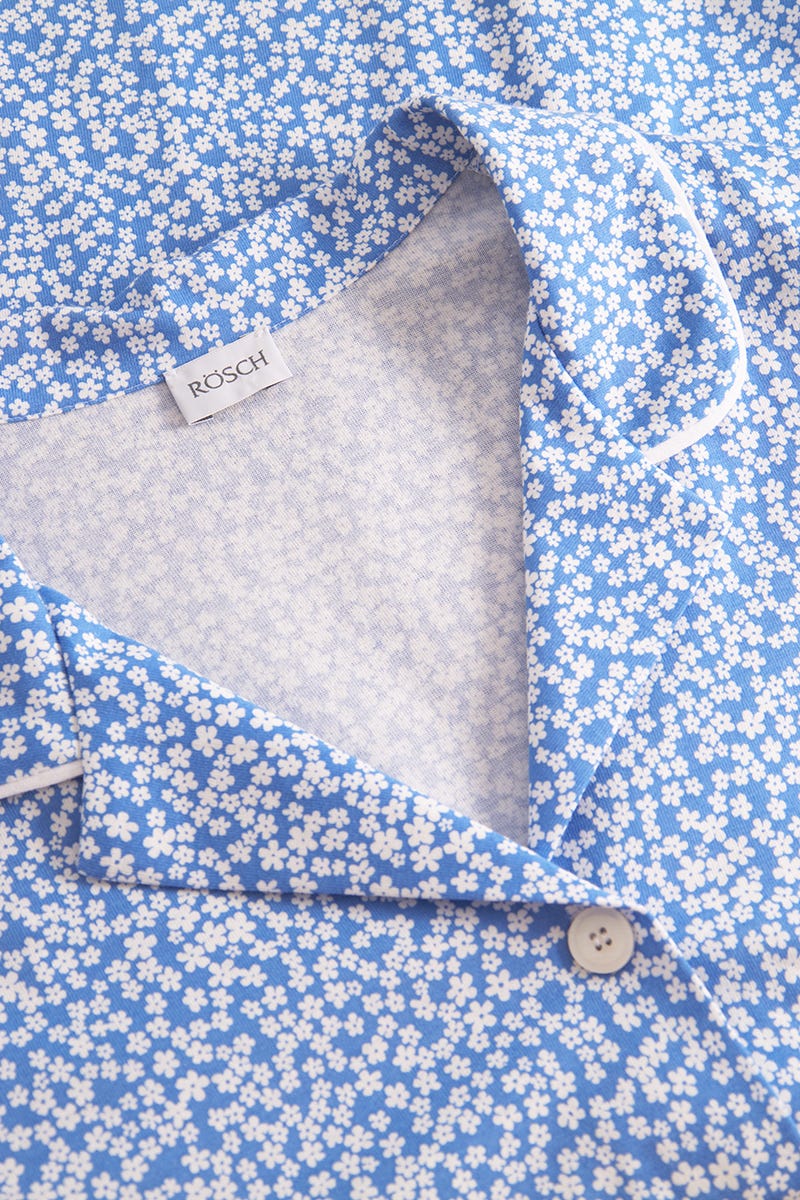 r-sch-be-happy-pyjama-kurz-blumendruck-blau-baumwolle image 4