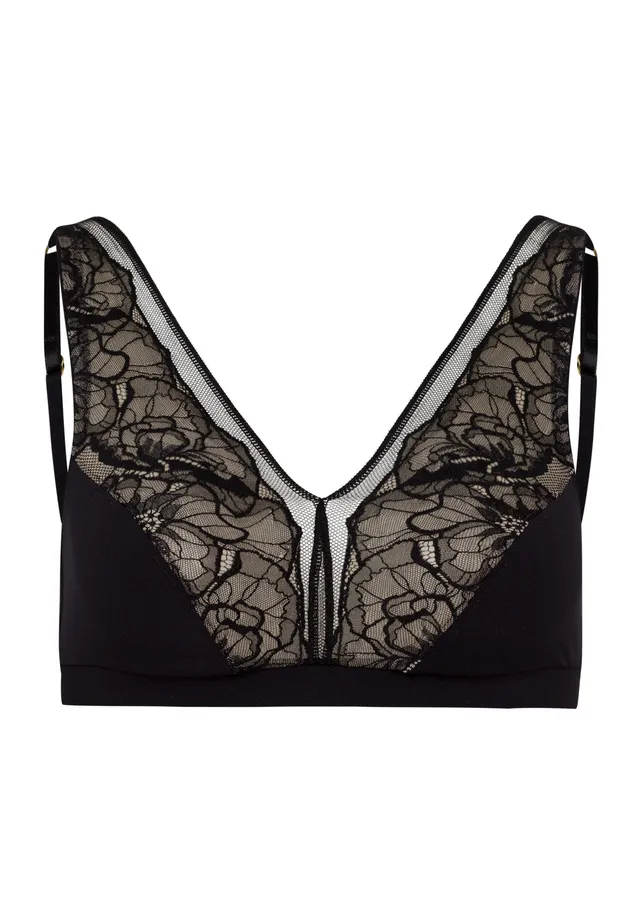 hanro-selma-soft-cup-bra-bh-schwarz-b-gellos-spitze image 1