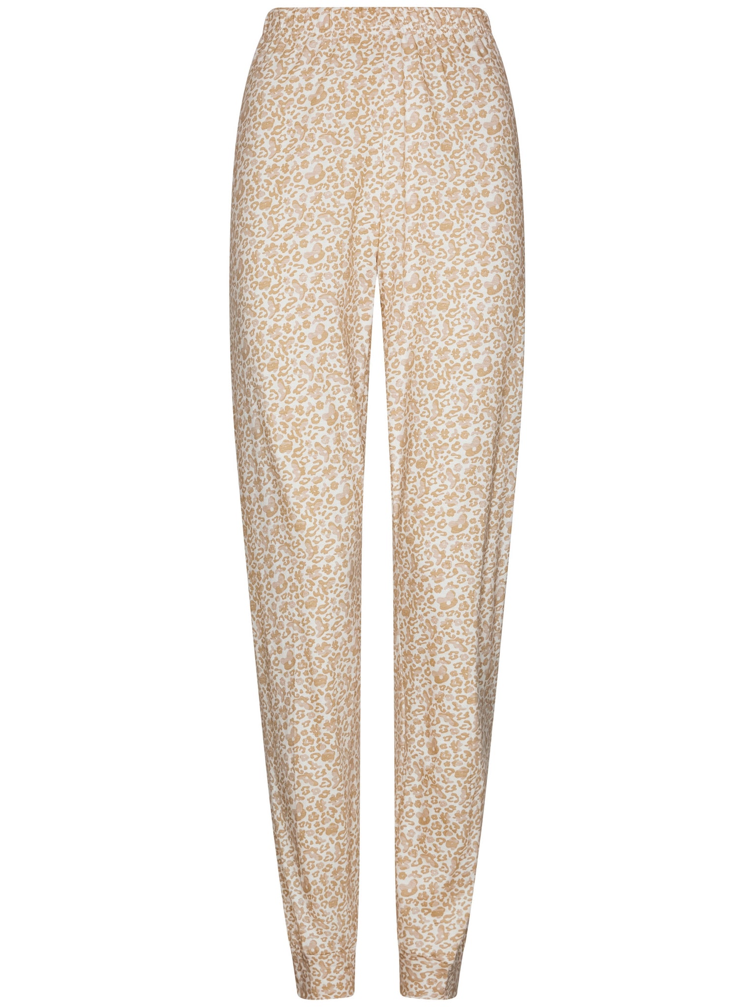 pastunette-beige-animal-pyjama-beige-bio-baumwolle-langarm image 2