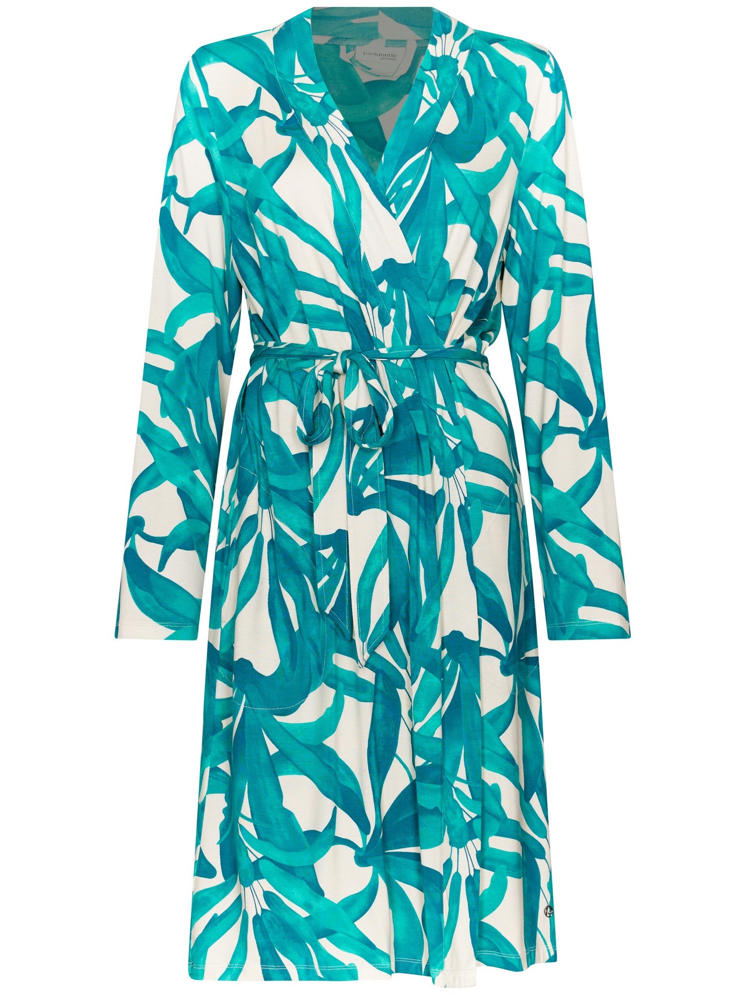 pastunette-premium-emerald-oasis-kimono-t-rkis-morgenmantel image 1