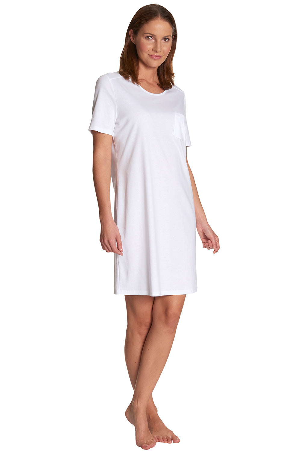 r-sch-be-happy-nachthemd-kurzarm-bigshirt-wei-baumwolle image 1