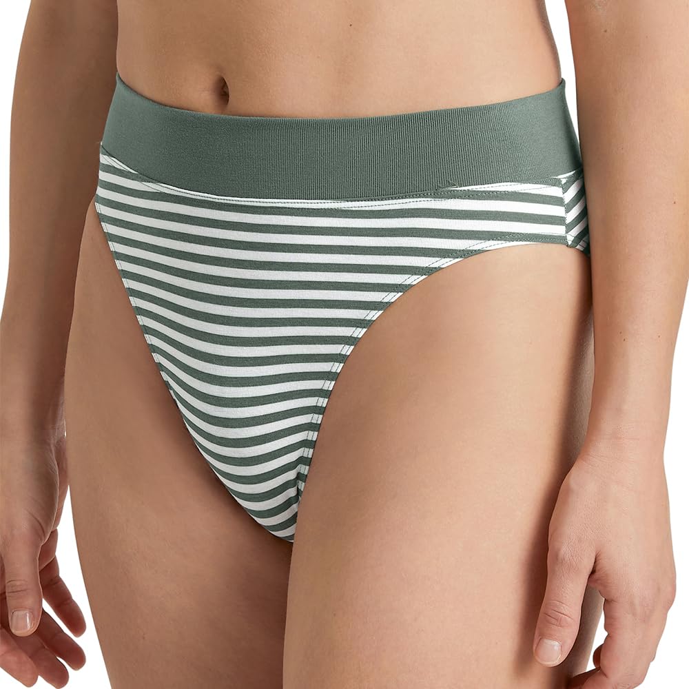 calida-elastic-slip-high-waist-damen-laurel-green-baumwolle image 7