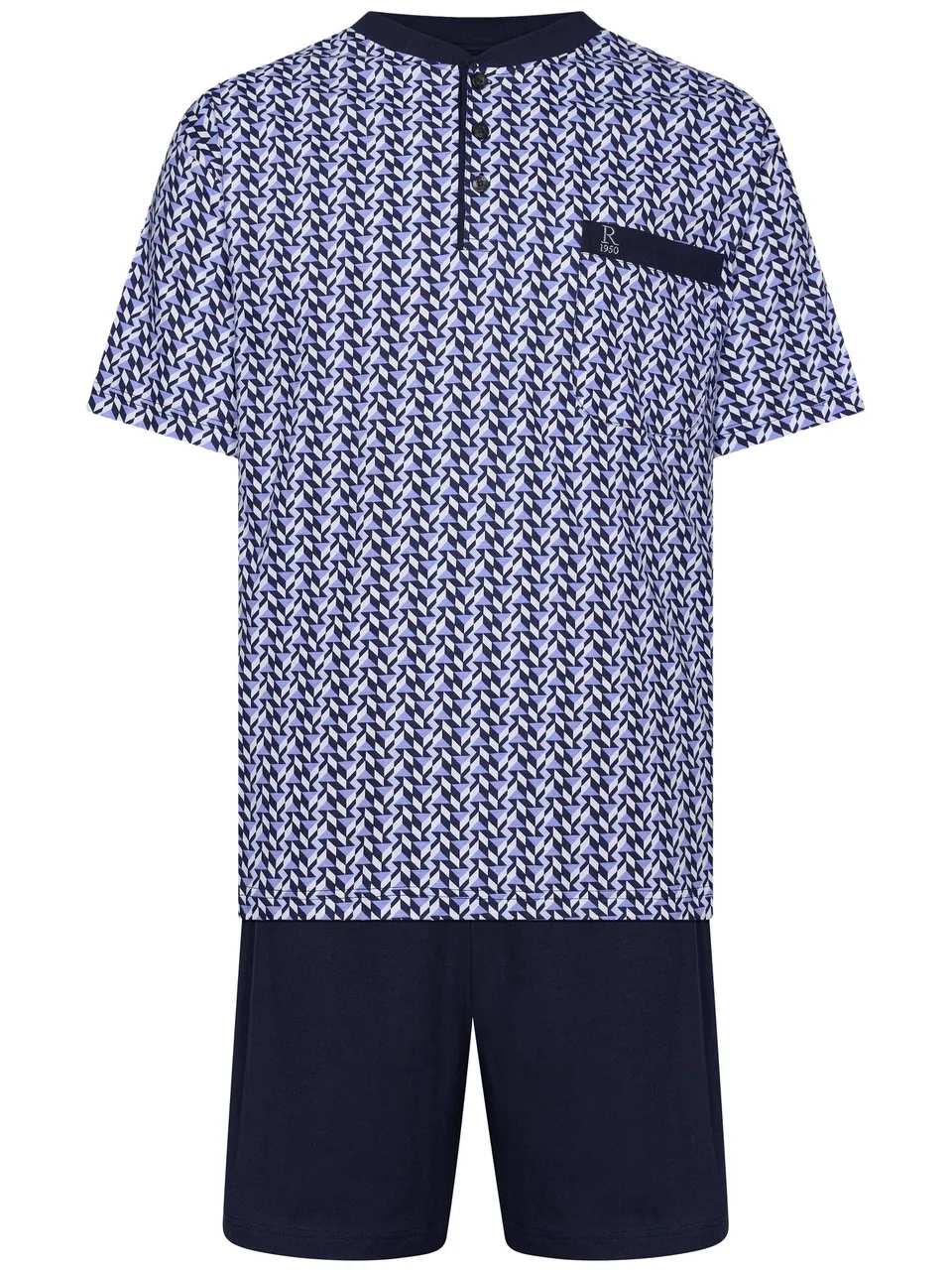 robson-graphic-shortama-herren-dunkelblau-baumwolle-kurz image 1