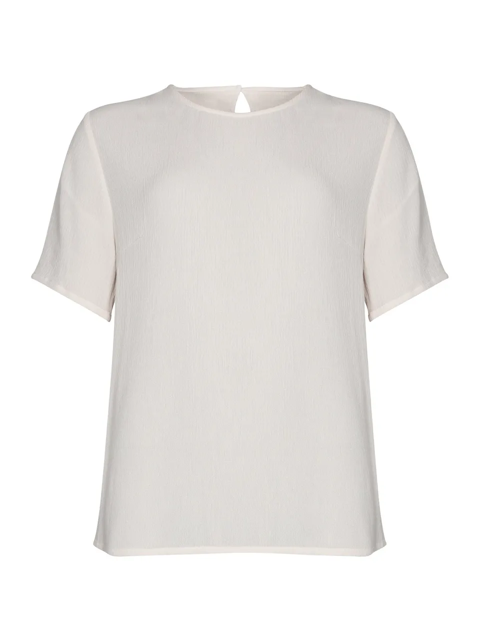 pastunette-beach-basic-top-cremewei-viskose-kurzarm image 1