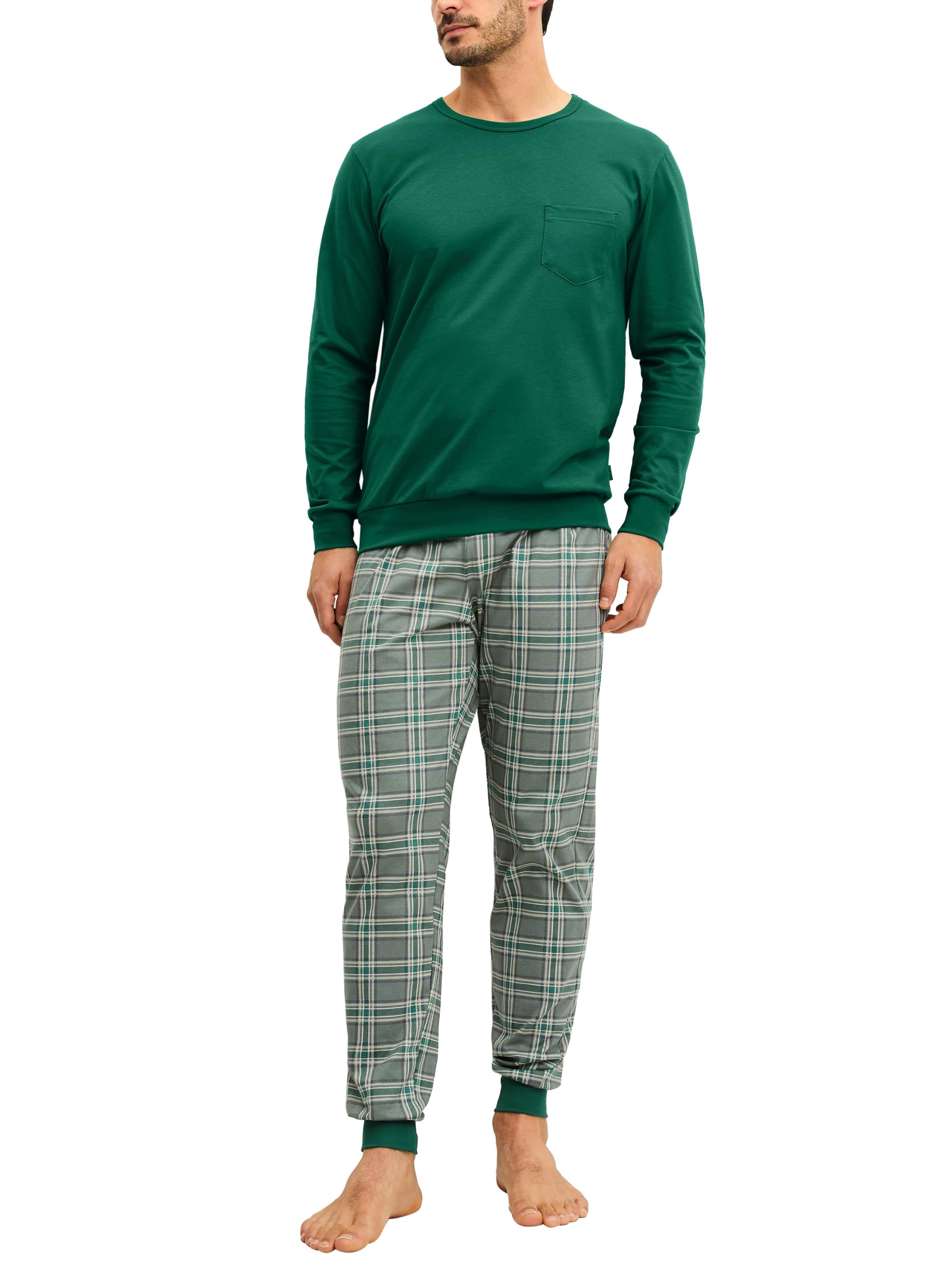 calida-relax-imprint-b-ndchen-pyjama-herren-mit-b-ndchen image 5