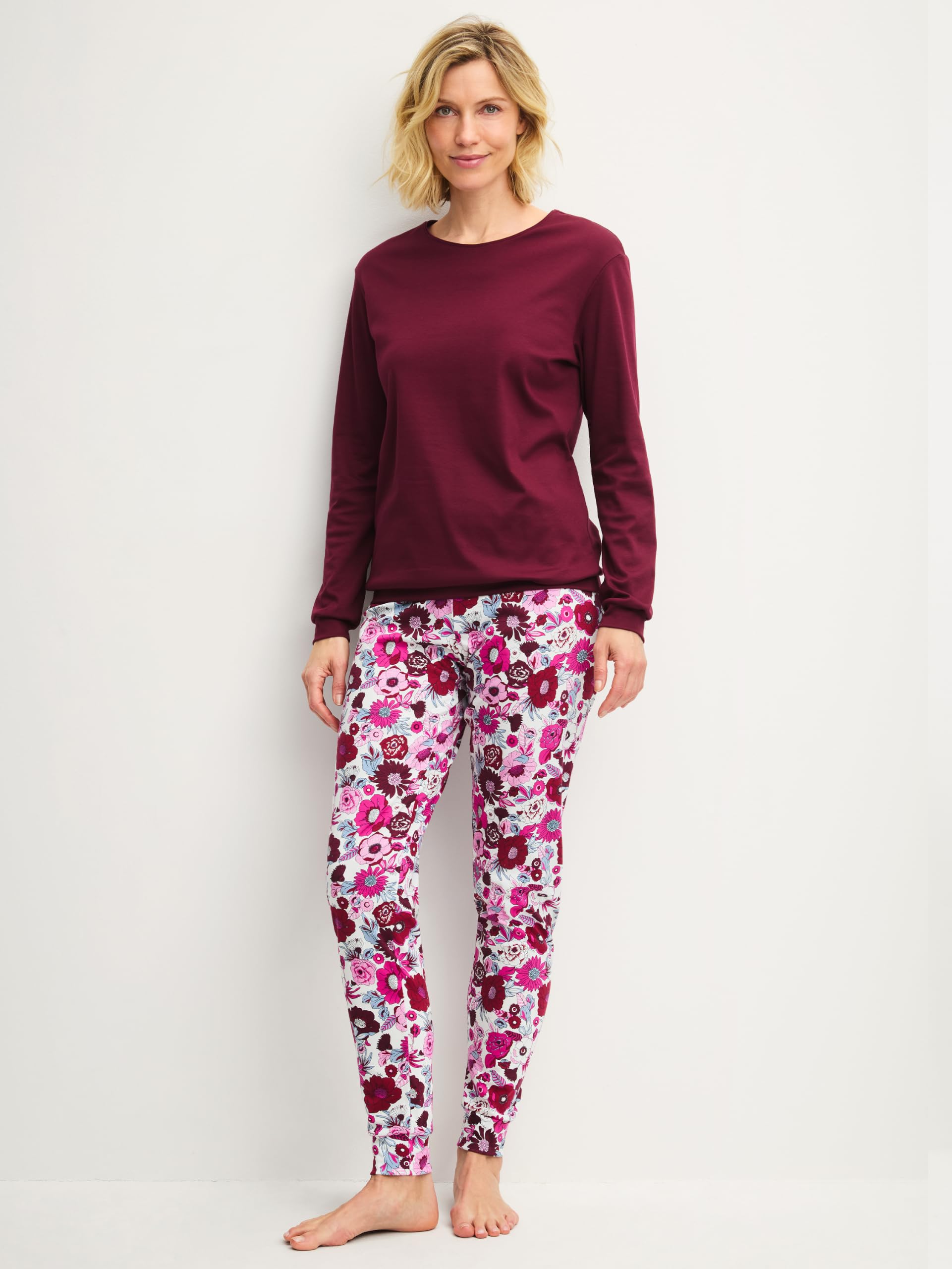 calida-favourites-dreams-b-ndchen-pyjama-damen-48-50-rot image 2