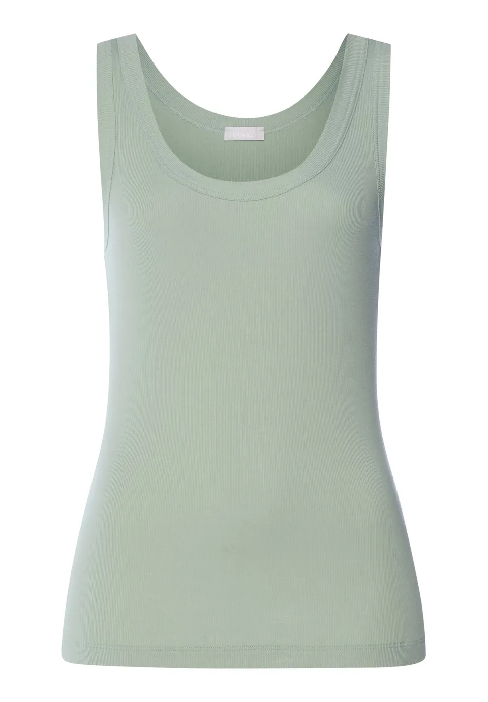 hanro-sleep-lounge-tank-top-top-seafoam-baumwolle image 1