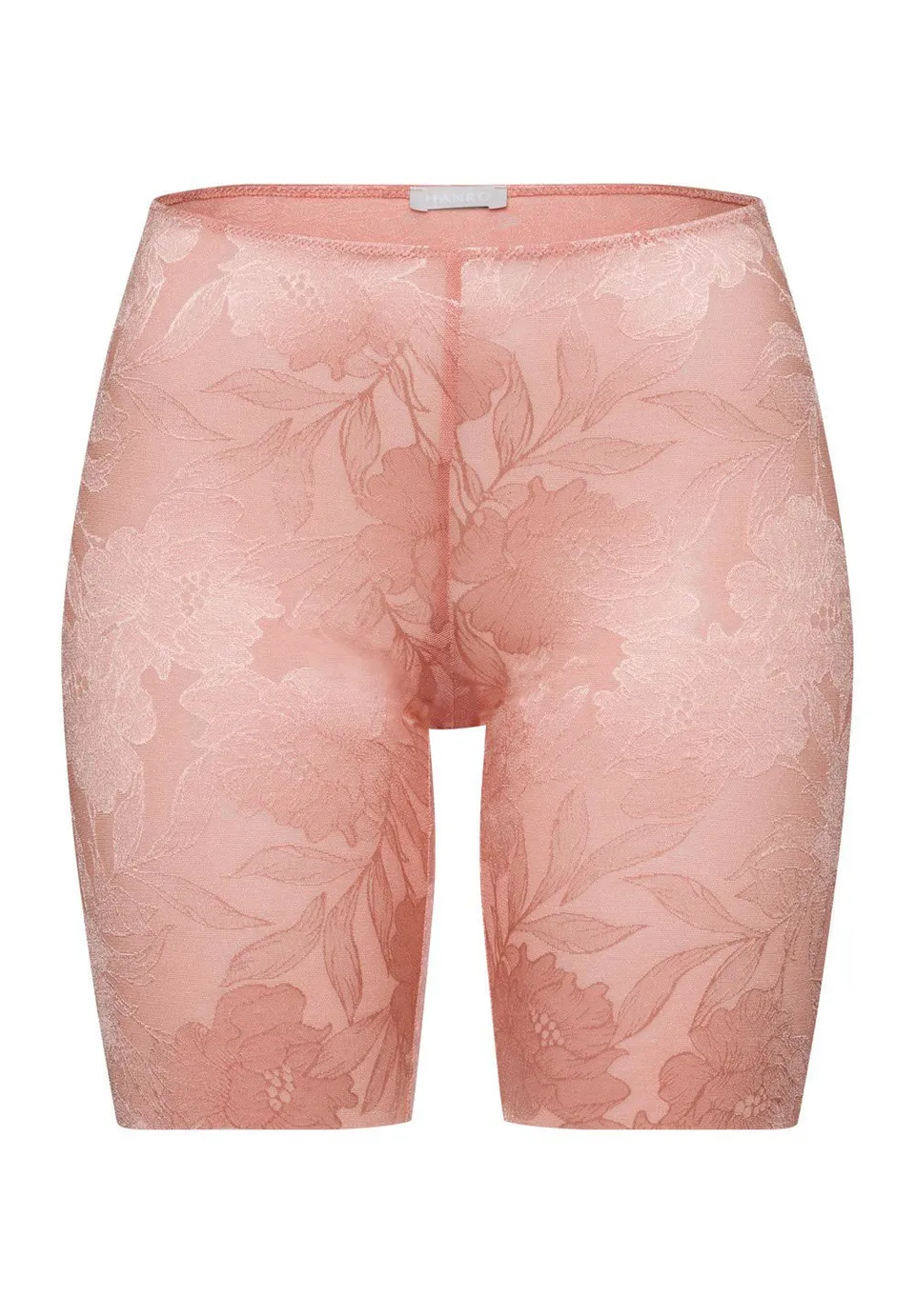 hanro-tina-short-pants-damen-mocha-powder-spitze image 1