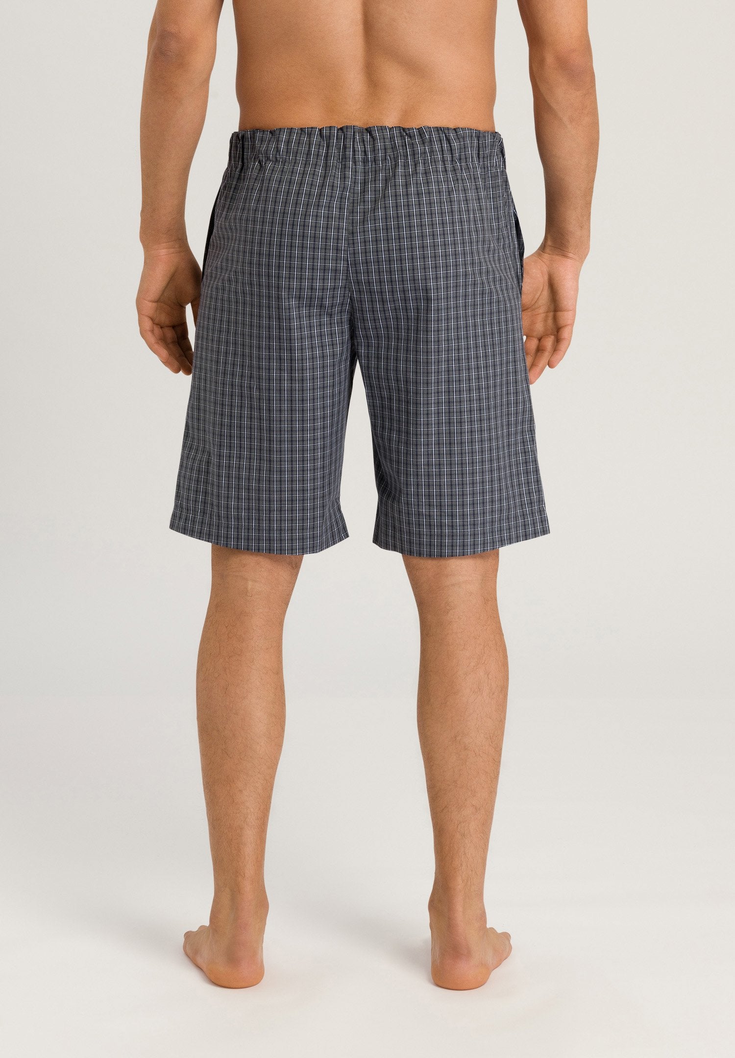 hanro-night-and-day-shorts-herren-baumwolle-casual-check image 4
