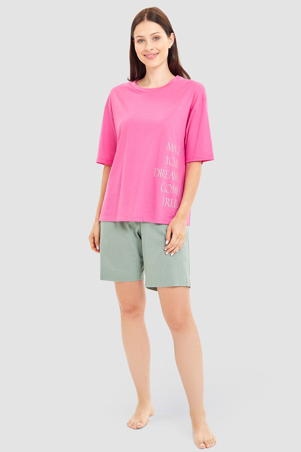 r-sch-be-happy-shirt-kurzarm-pink-mit-print image 4