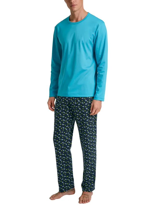 calida-relax-enjoy-pyjama-herren-lang-dark-sapphire image 1