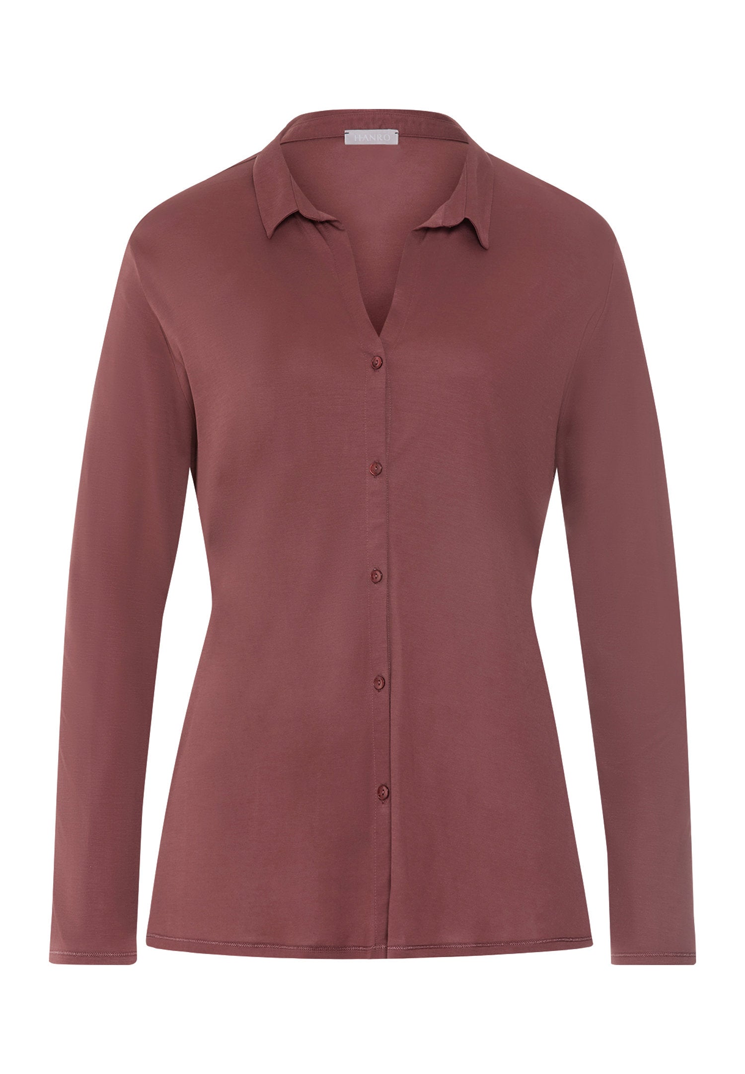 hanro-grand-central-langarm-shirt-apple-butter-modal-seide image 1