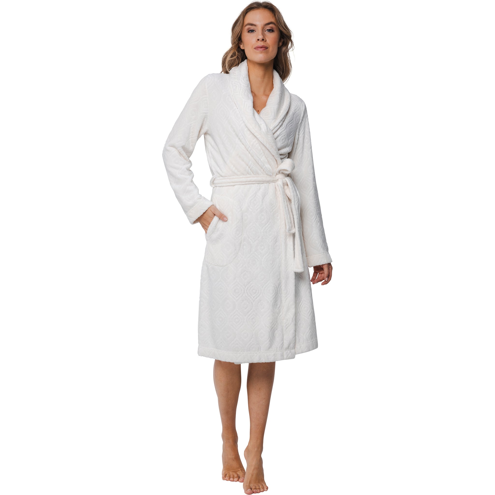 pastunette-premium-bademantel-ivory-flanell-fleece image 2