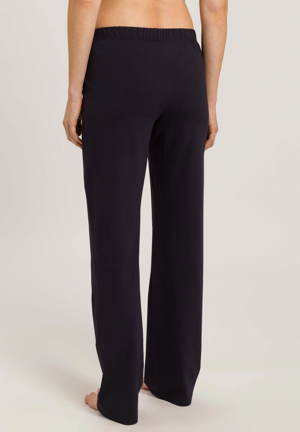 hanro-natural-wear-long-pants-hose-schwarz-bio-baumwolle image 4
