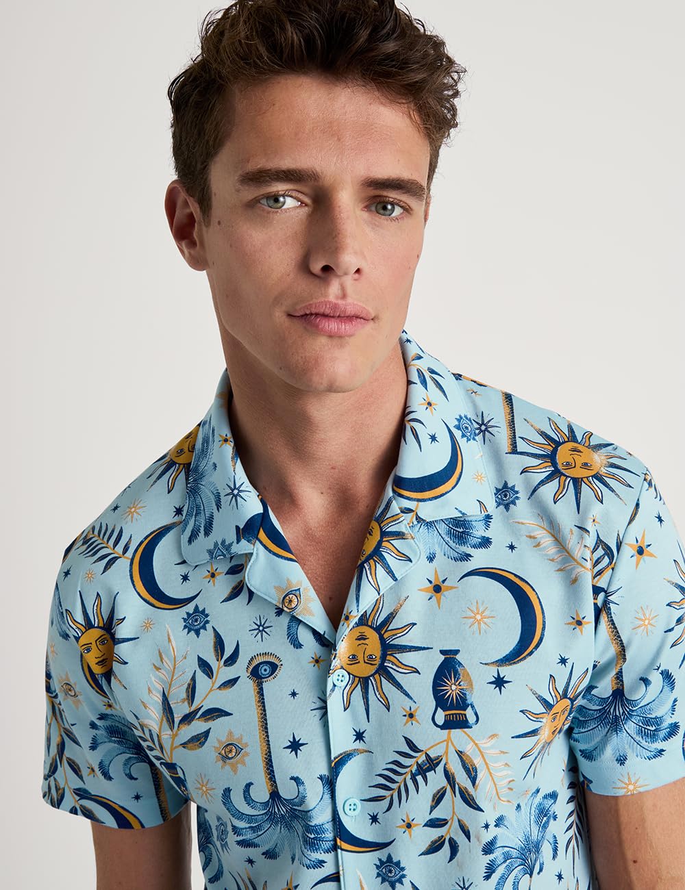 calida-relax-essentials-herren-kurz-pyjama-baumwolle-durchgekn-pft image 4