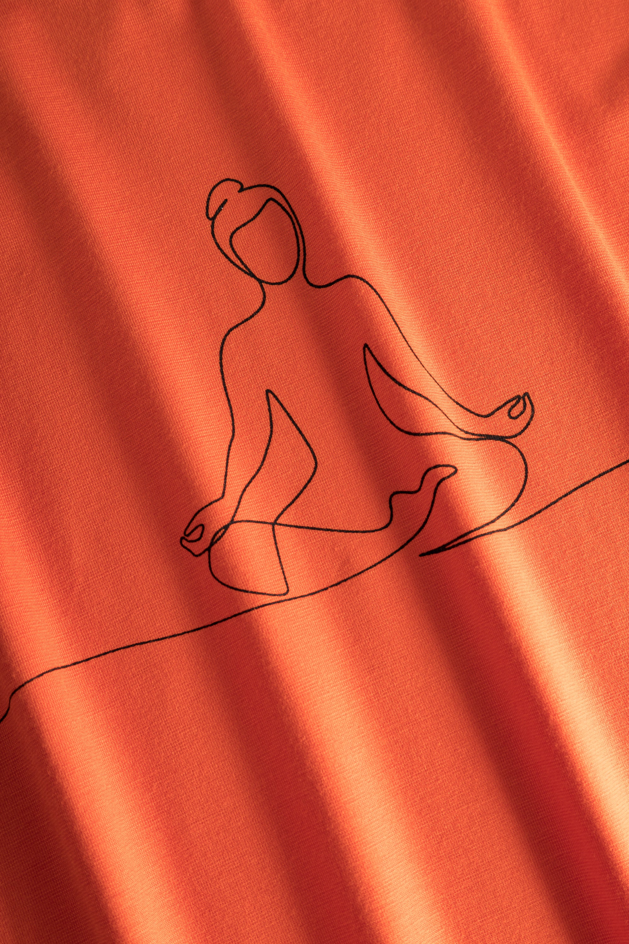 r-sch-be-happy-yoga-shirt-kurzarm-damen-orange-baumwolle image 6