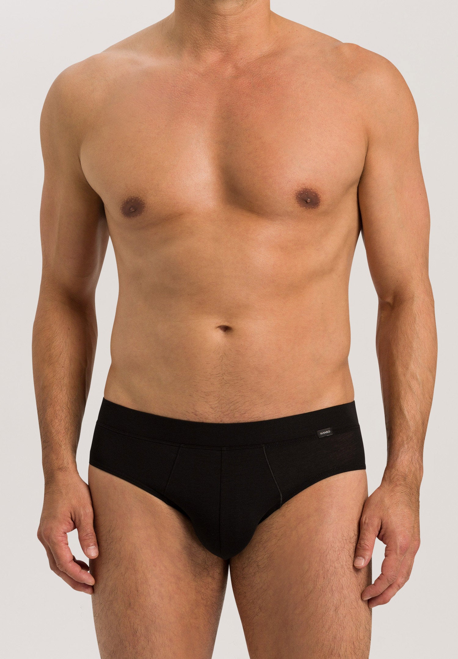 hanro-natural-function-slip-herren-tencel-schwarz image 2