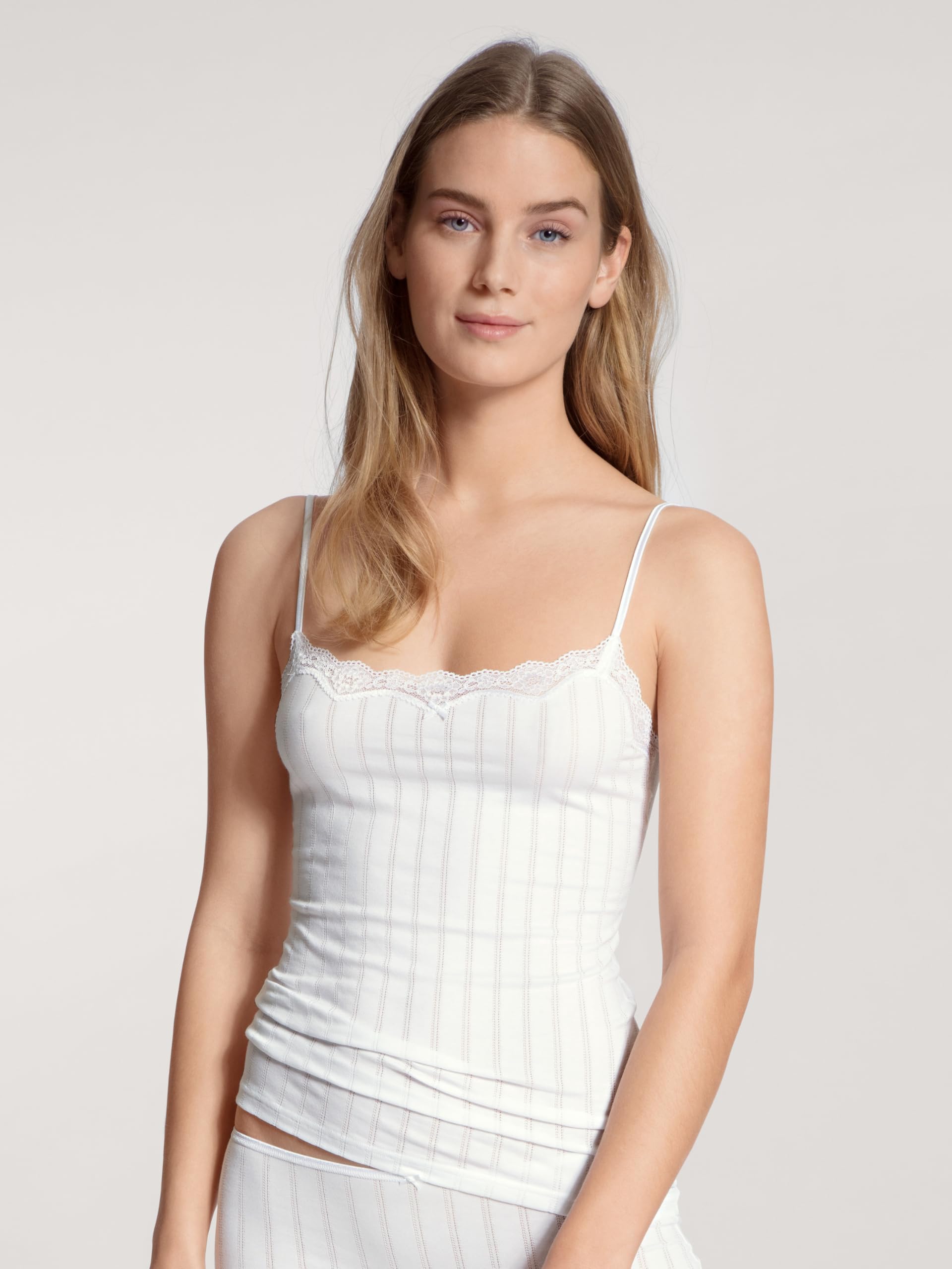 calida-etude-toujours-spaghetti-top-damen-top-schwarz-nadelstreifen image 2
