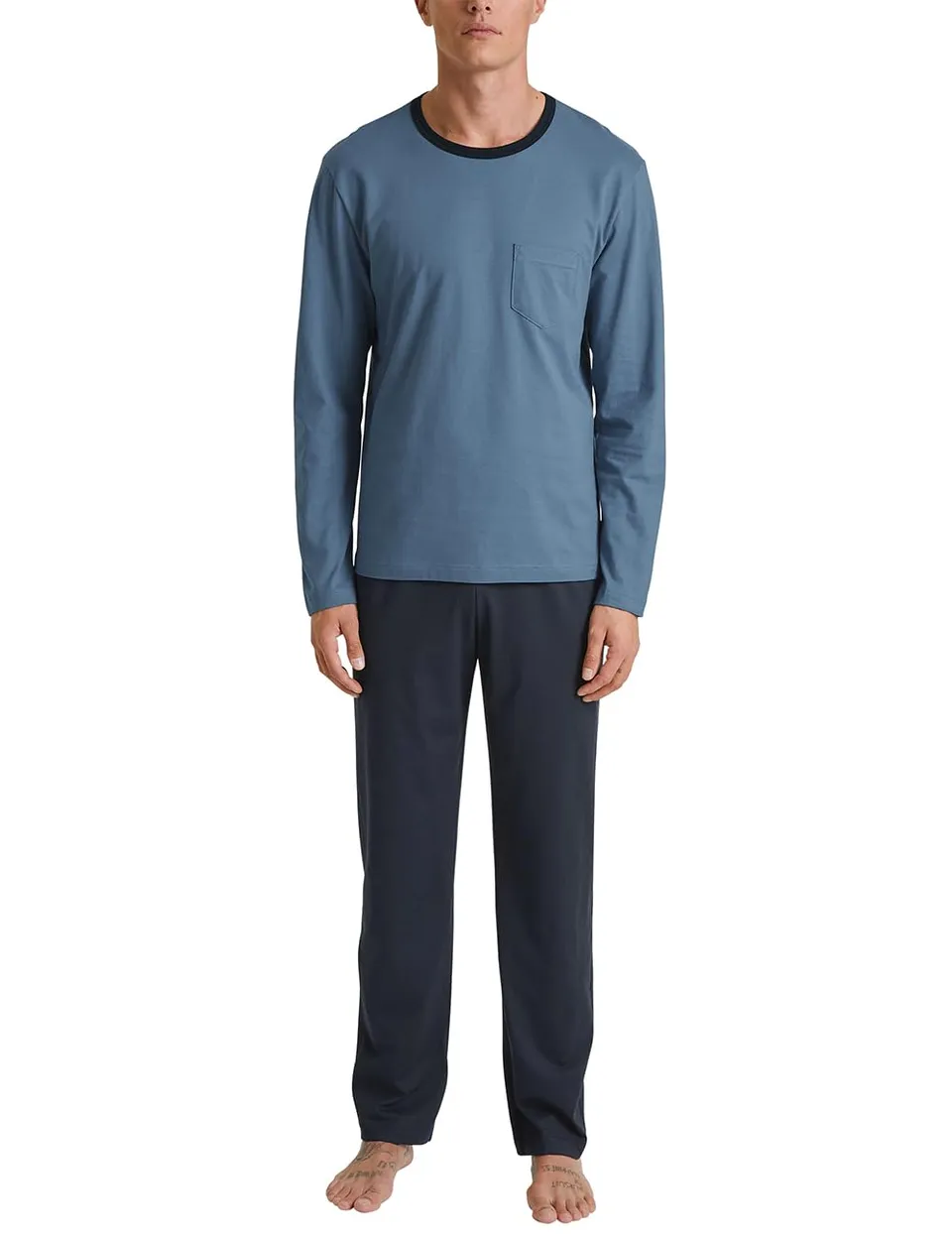 calida-relax-essentials-pyjama-herren-52-54-bio-baumwolle image 1