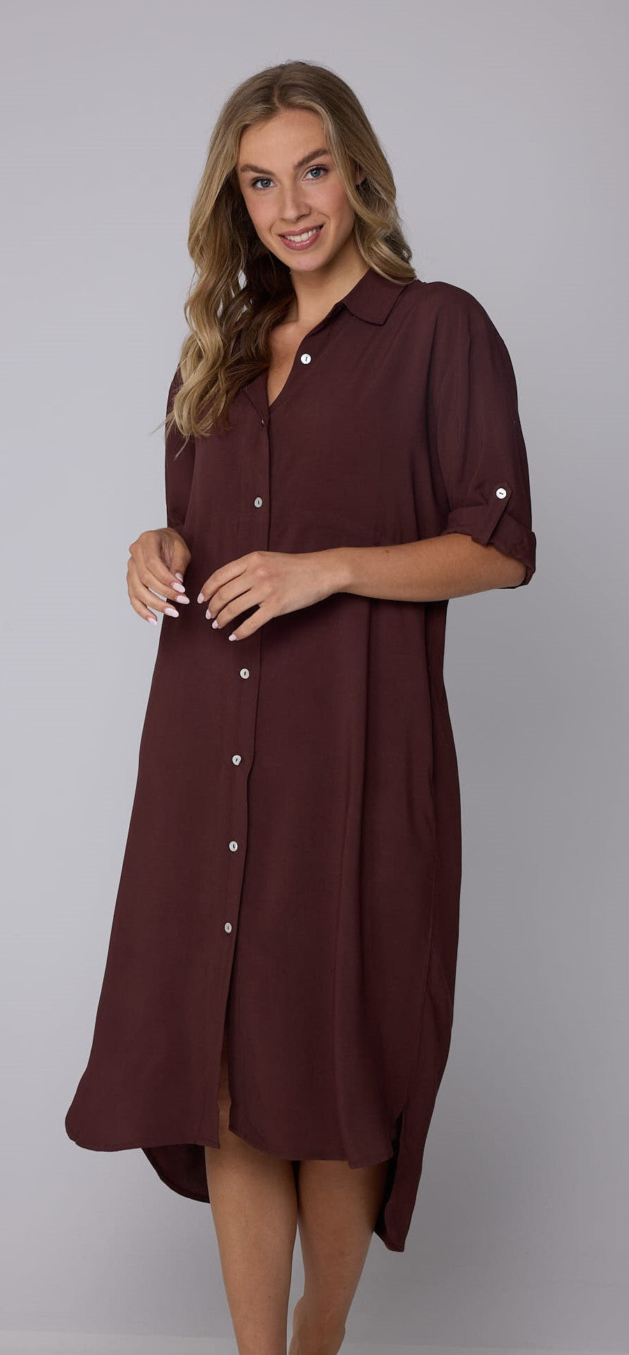 pastunette-premium-ivory-shore-kleid-braun-viskose-strand image 6