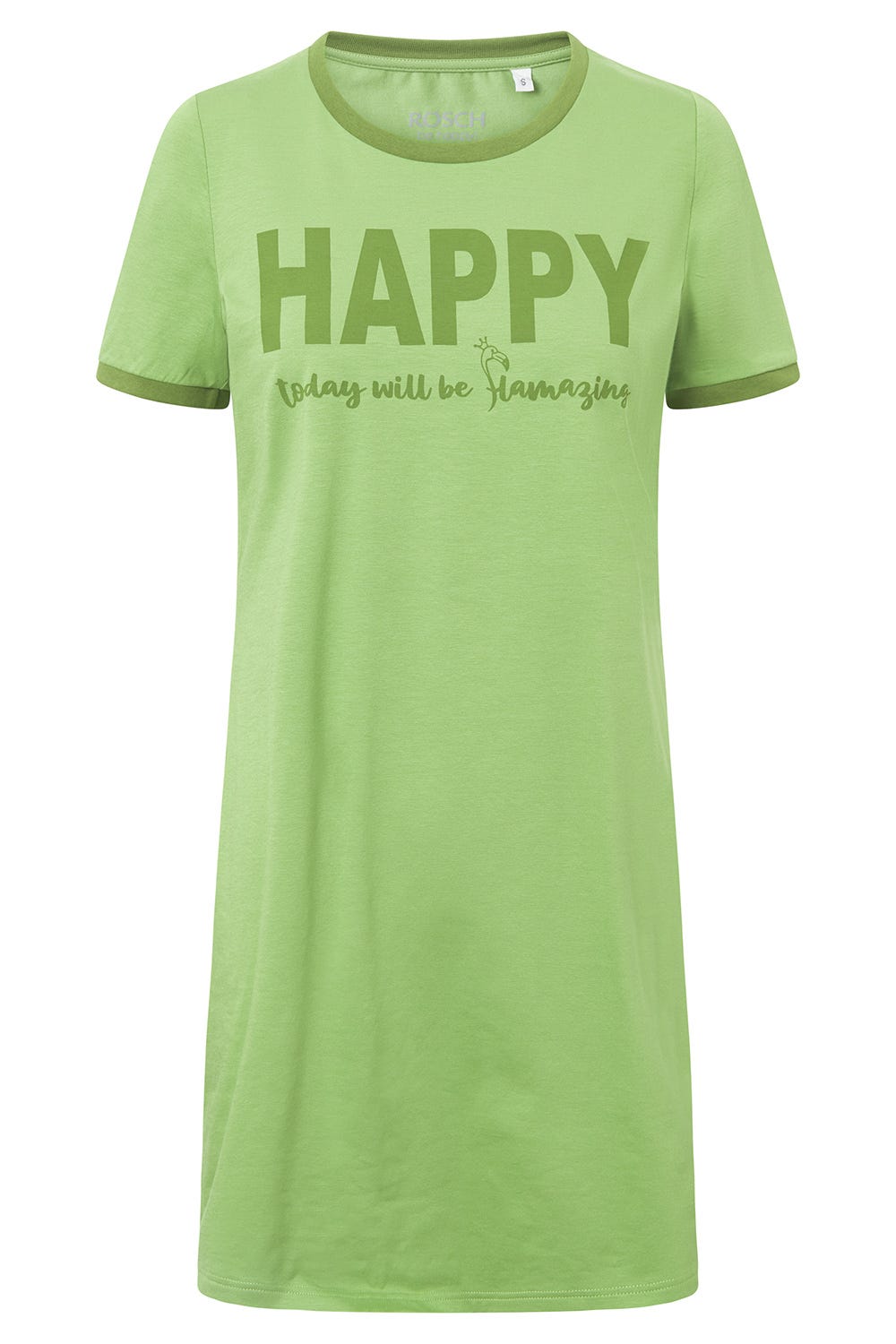 r-sch-be-happy-nachthemd-kurz-kurzarm-gr-n-happy image 2