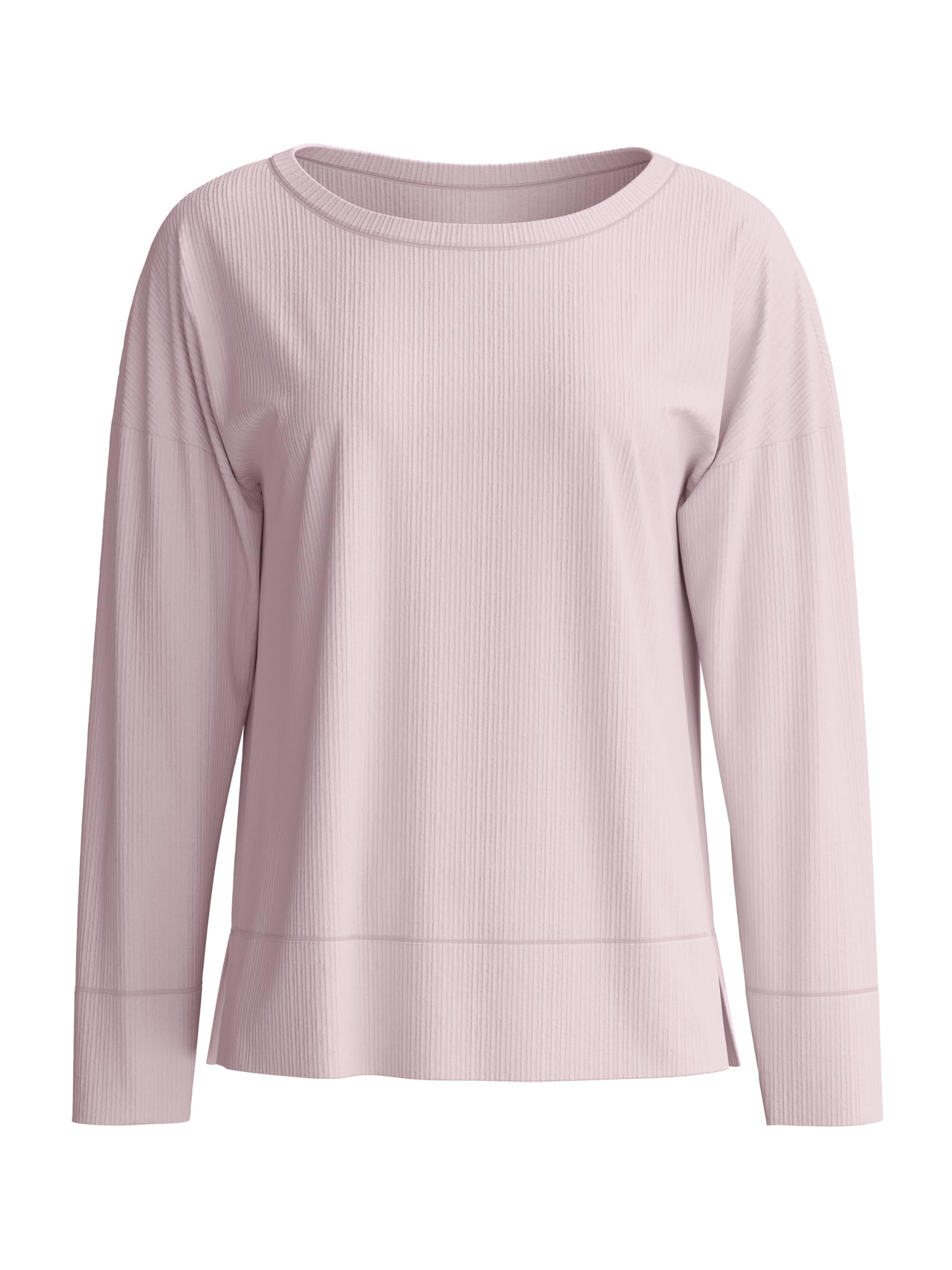 calida-feminine-lounge-langarmshirt-damen-ripp-schwarz image 4