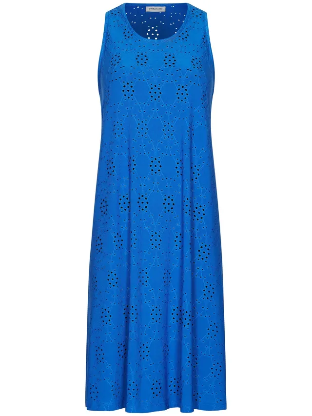 pastunette-aqua-flora-strandkleid-blau-rmellos image 1