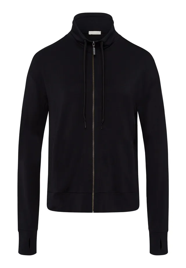 hanro-balance-cardigan-damenjacke-black-beauty-modal image 1