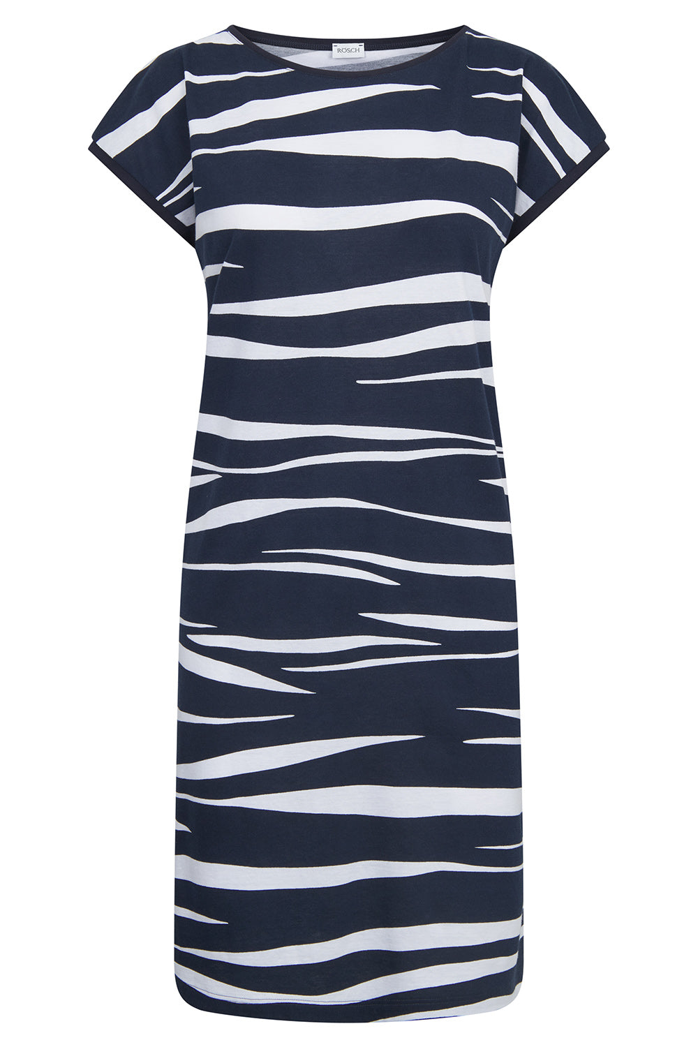 r-sch-be-happy-nachthemd-zebra-kurzarm-blau-95-cm image 2
