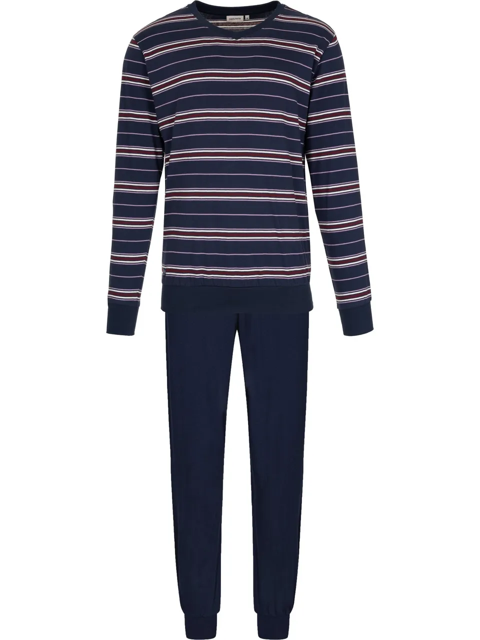 pastunette-northern-nights-pyjama-herren-dunkelblau-baumwolle image 1