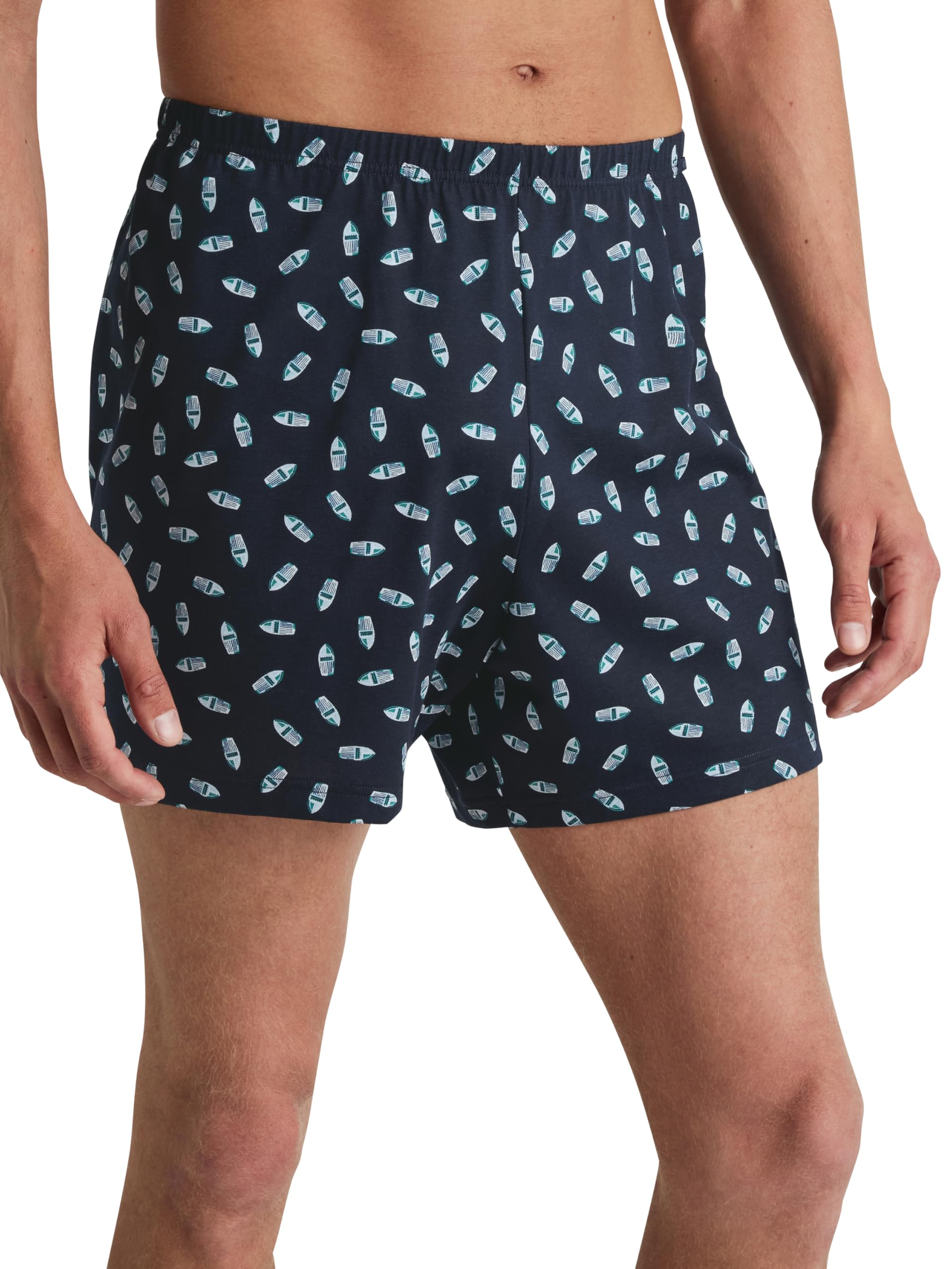 calida-prints-boxershorts-herren-schwarz-1er-pack-baumwolle image 7