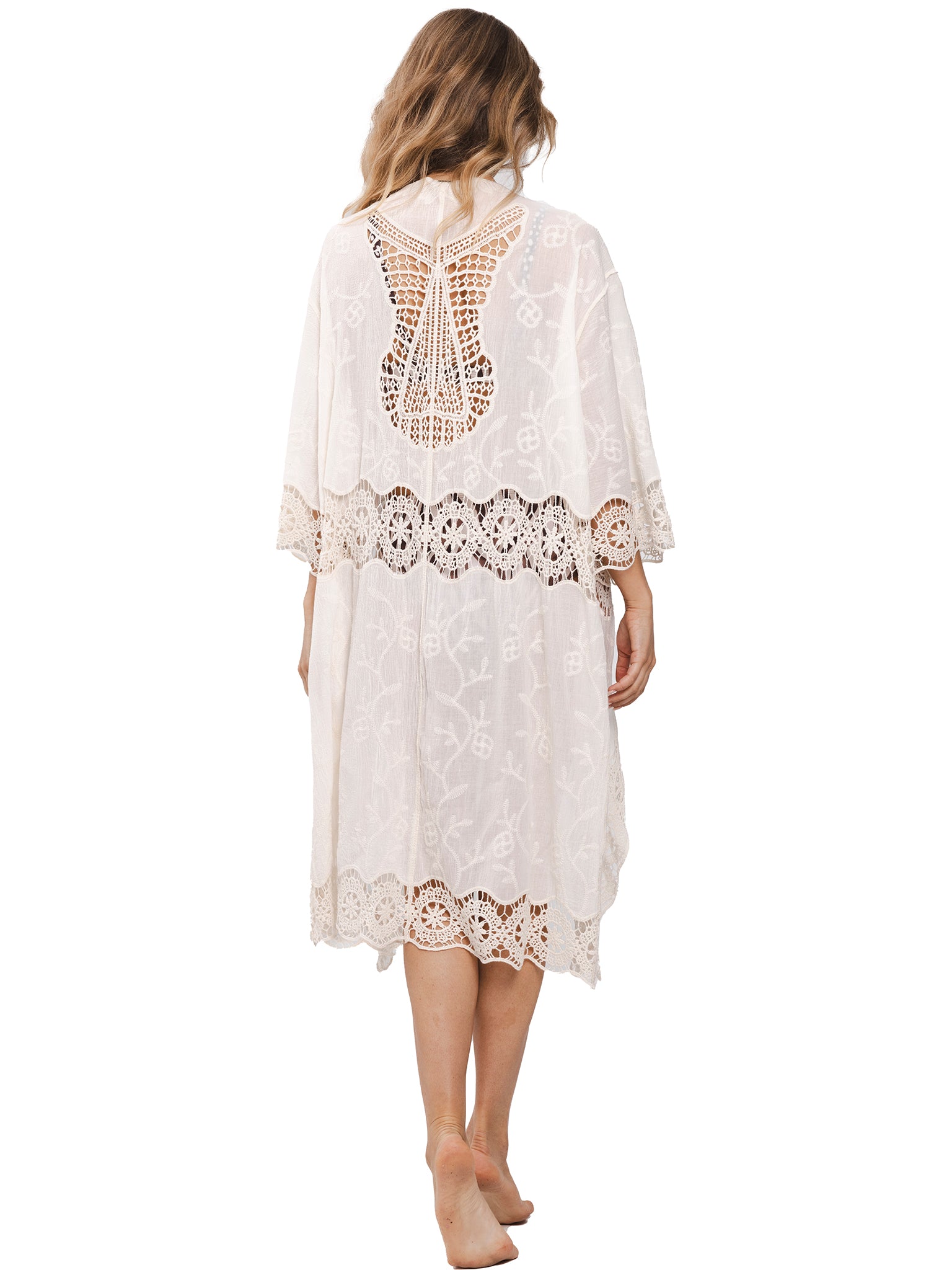 pastunette-safari-cover-up-strandkleid-baumwolle-ecru-one-size image 3