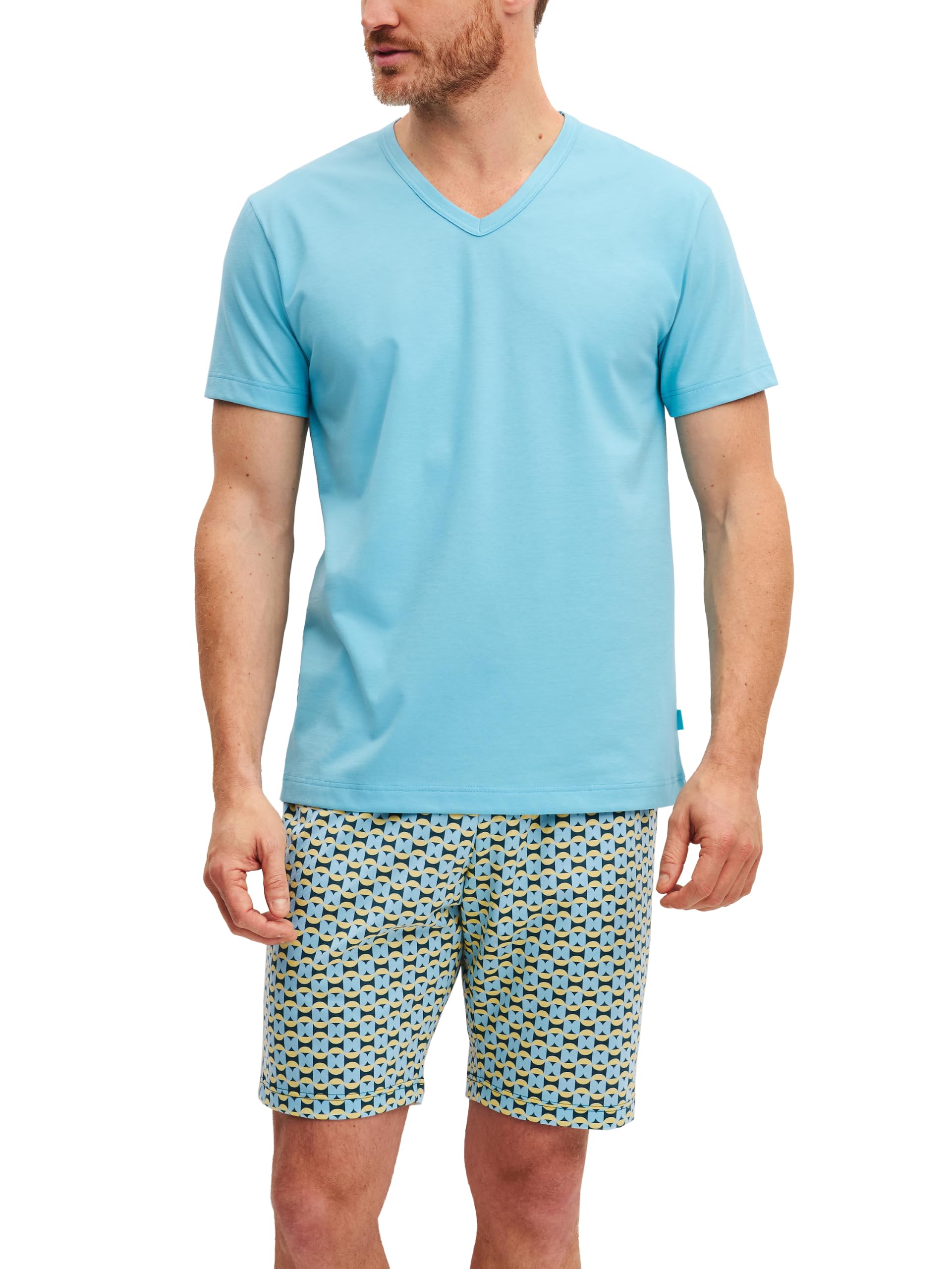 calida-cotton-special-kurz-pyjama-herren-kurzarm-baumwolle image 5