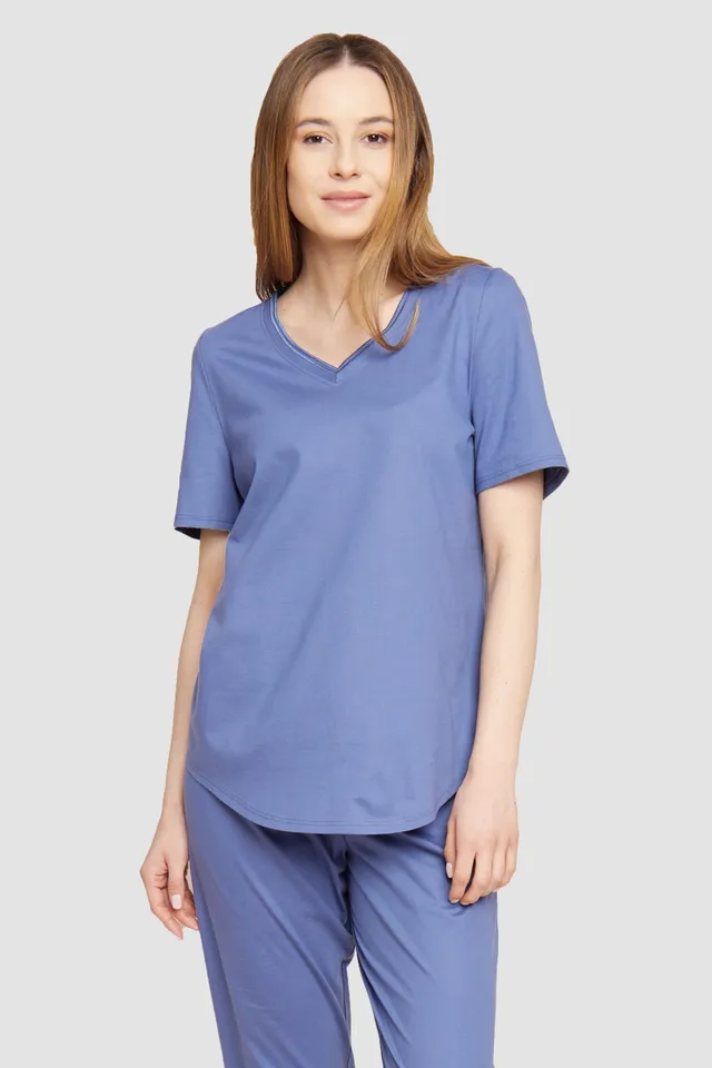 r-sch-be-happy-shirt-kurzarm-zierstiche-blau image 1